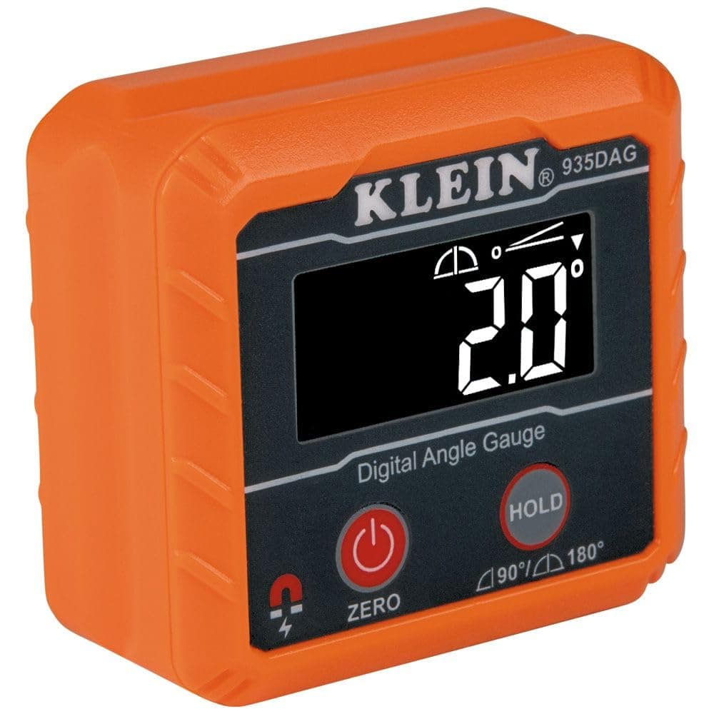 Digital Electronic Level and Angle Gauge, Measures 0-90 and 0-180 Degree Ranges, Measures and Sets Angles 935DAG