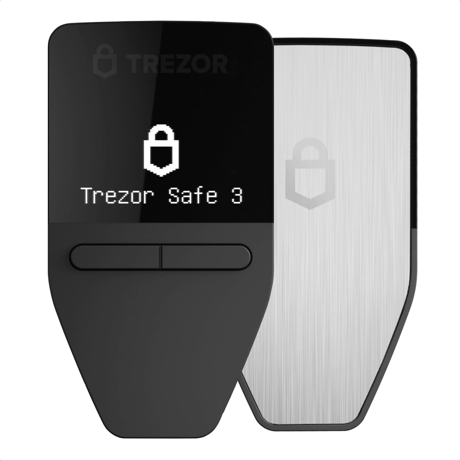 Safe 3 - Passphrase & Secure Element Protected Crypto Hardware Wallet - Buy, Store, Manage Digital Assets Simply and Safely (Stellar Silver)