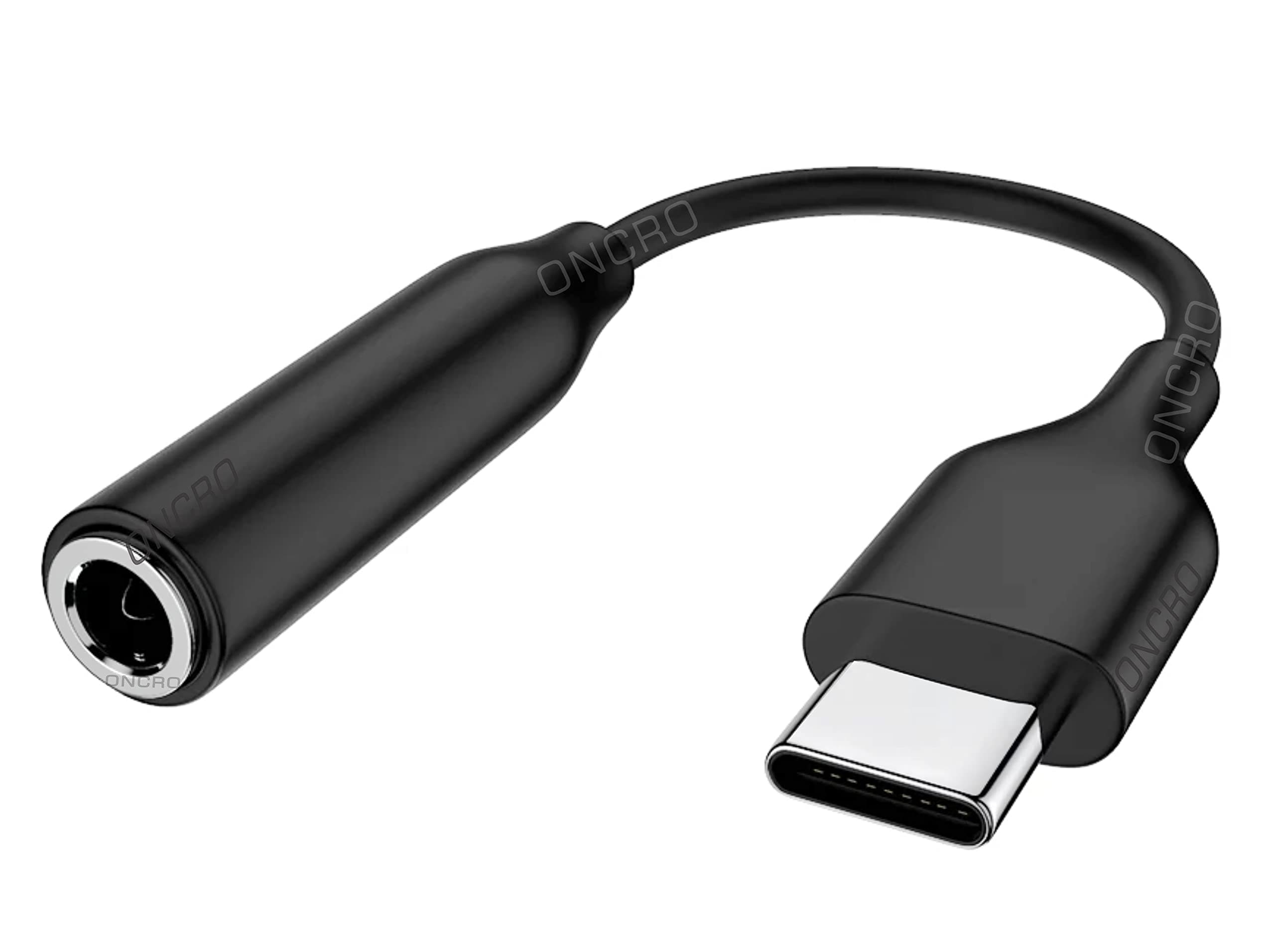 ONCRO? Type C to 3.5 mm Audio Jack Connector Compatible with Samsung, Headphones Jack Converter Adapter for Galaxy S10 Lite, M40 flip 3 fold 3