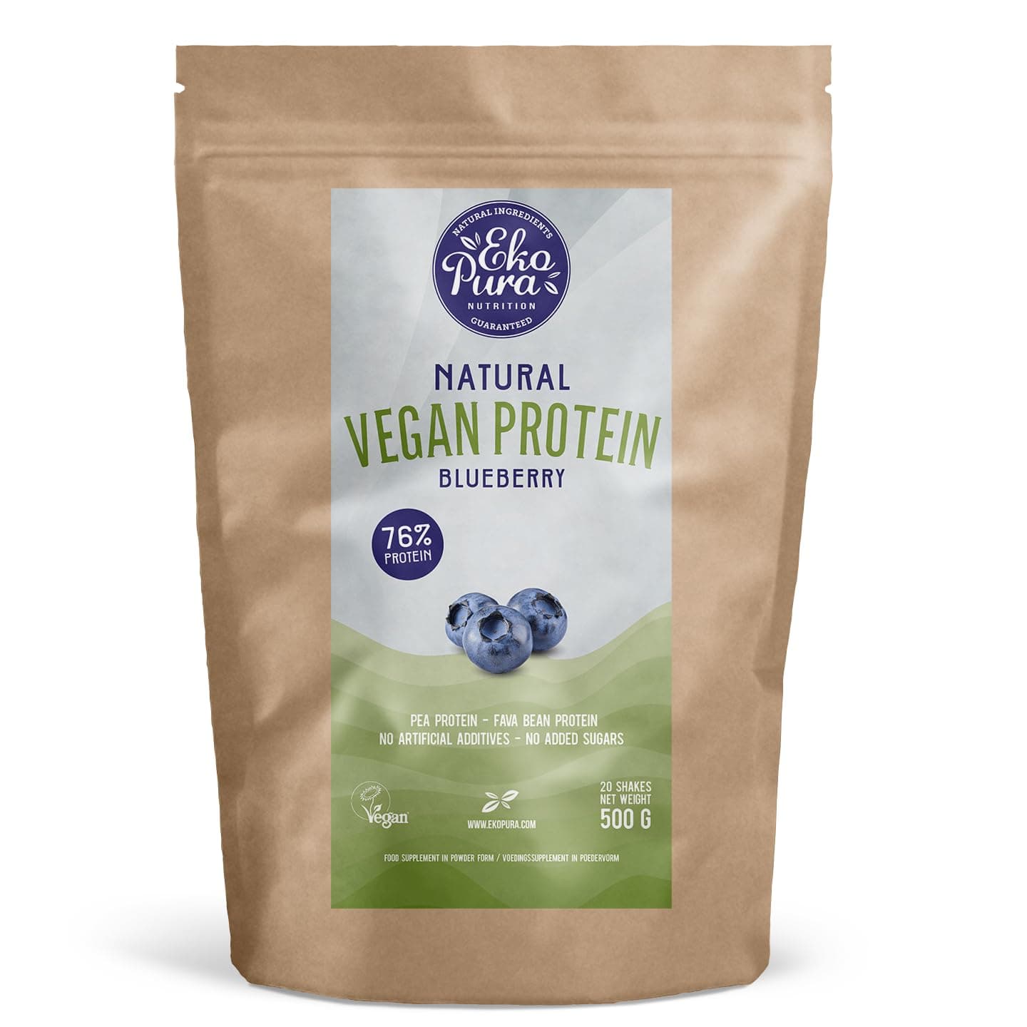 Natural Vegan Protein - Blueberry