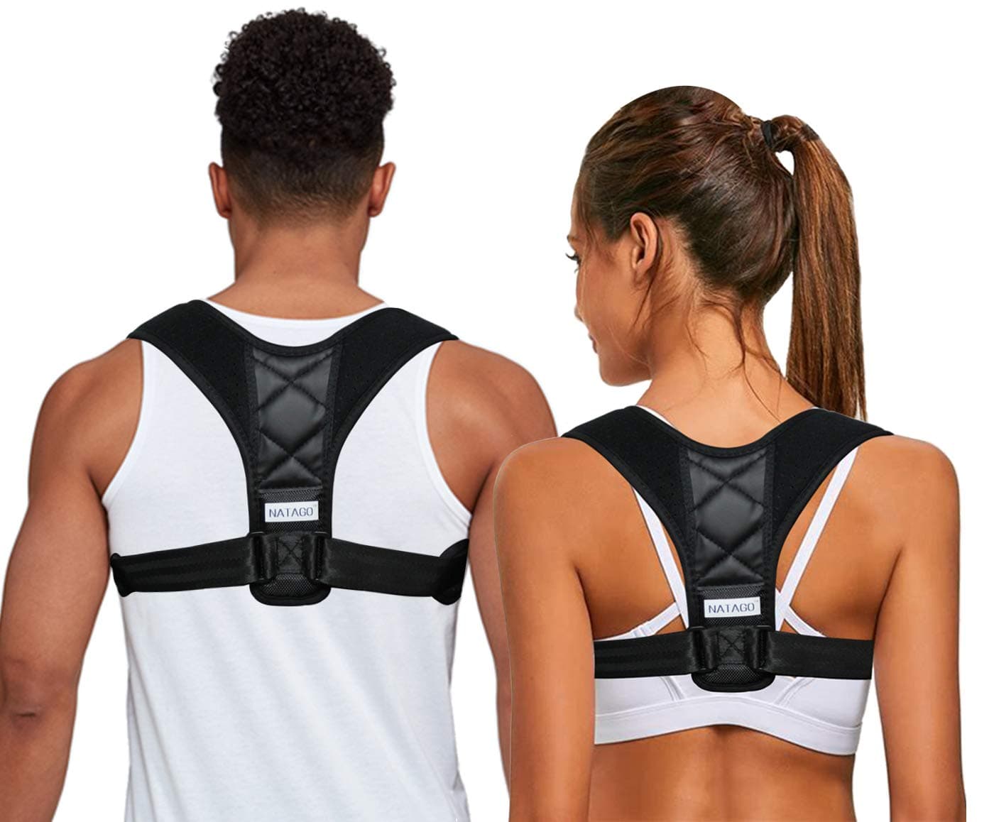Posture Corrector for Women & Men | Postural Correction,Support for Upper Back Correction Posture Brace for Women helps Upper Back Pain – Column Corrector for Thoracic Kyphosis by Vellax