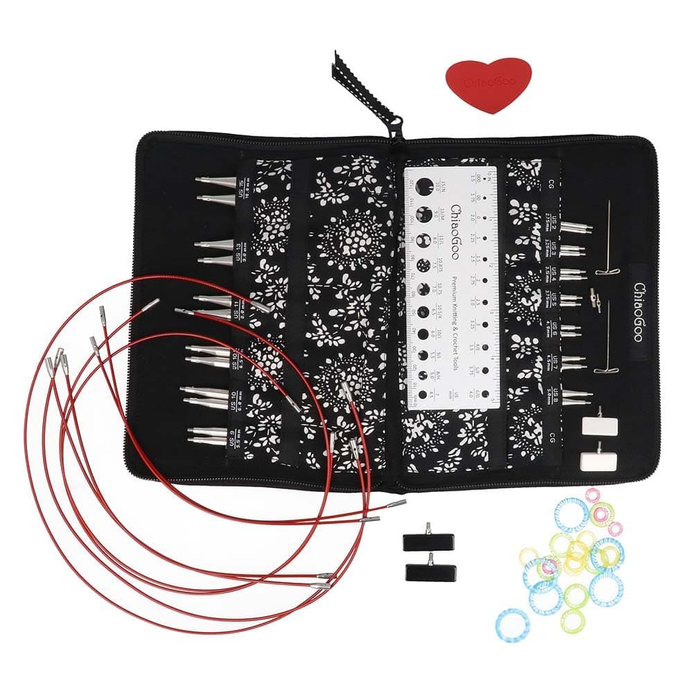 Twist Lace Inter. Needle Set 10cm 2.75-10.00mm -1pc