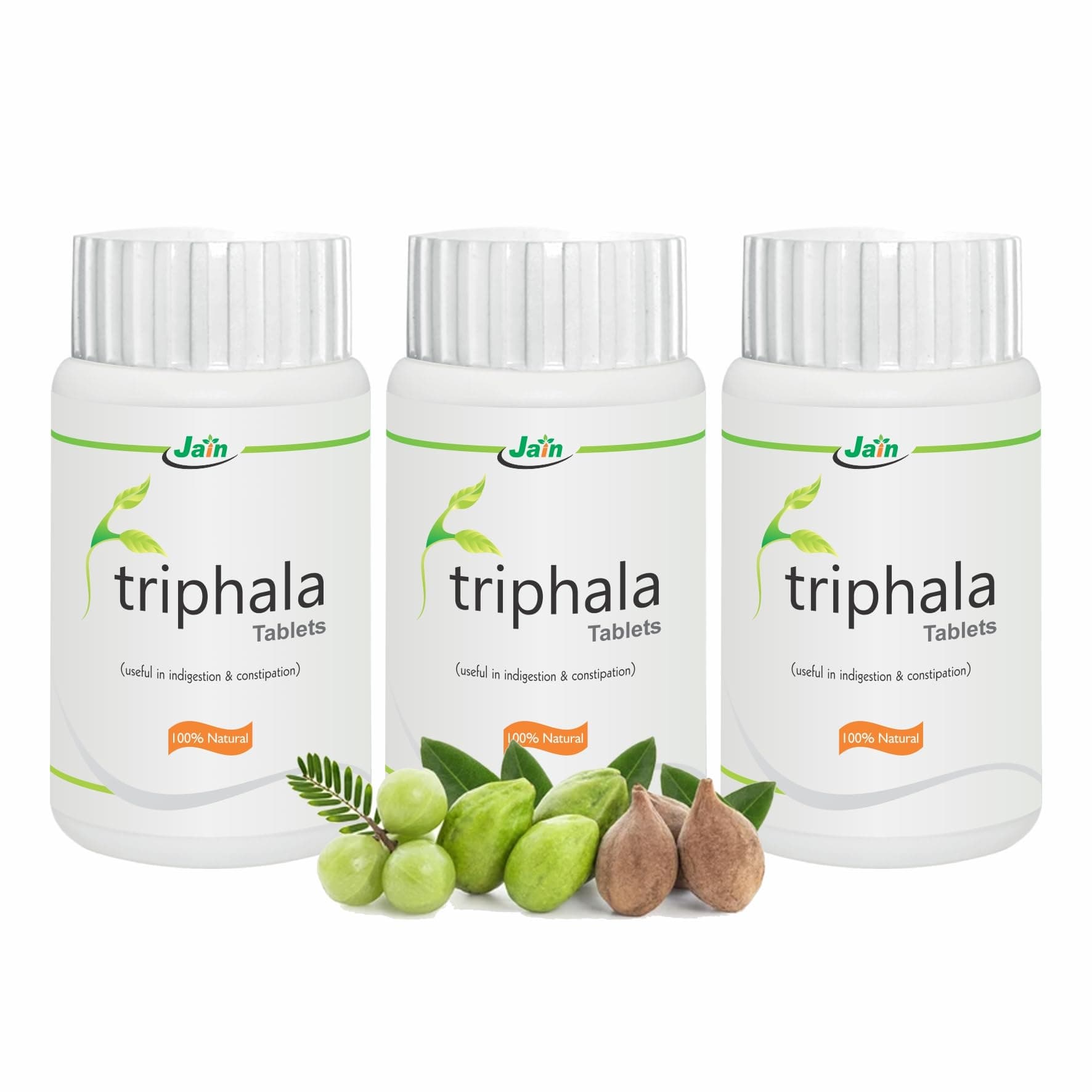 Jain Triphala Tablet - 100 Count (Pack of 3)