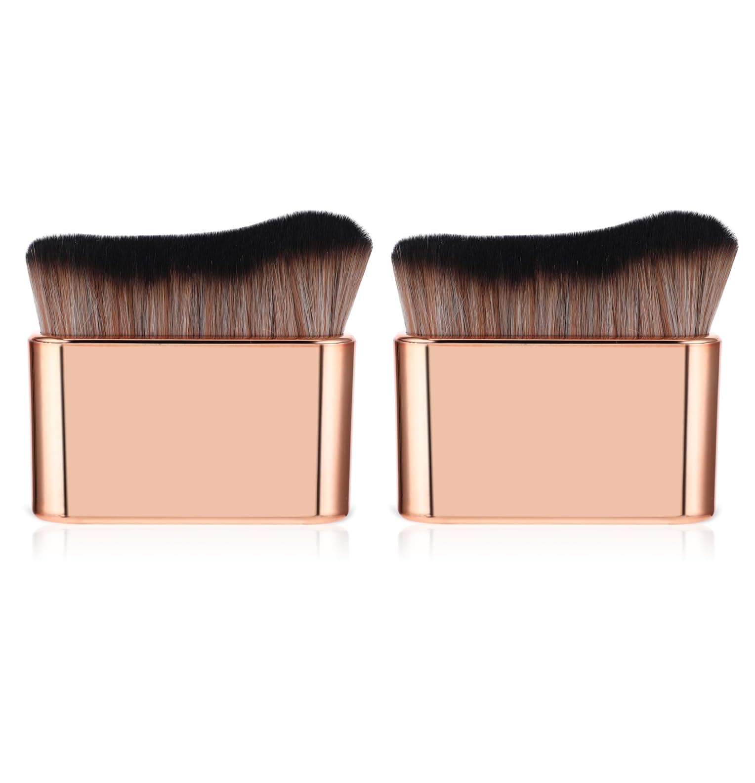 Knource 2pcs Self Tanner Brush, Large Kabuki Brush for Body, Sunless Tanner Makeup Brushes, Face Makeup Brush for Foundation, Blusher, Shadow, Bronzer
