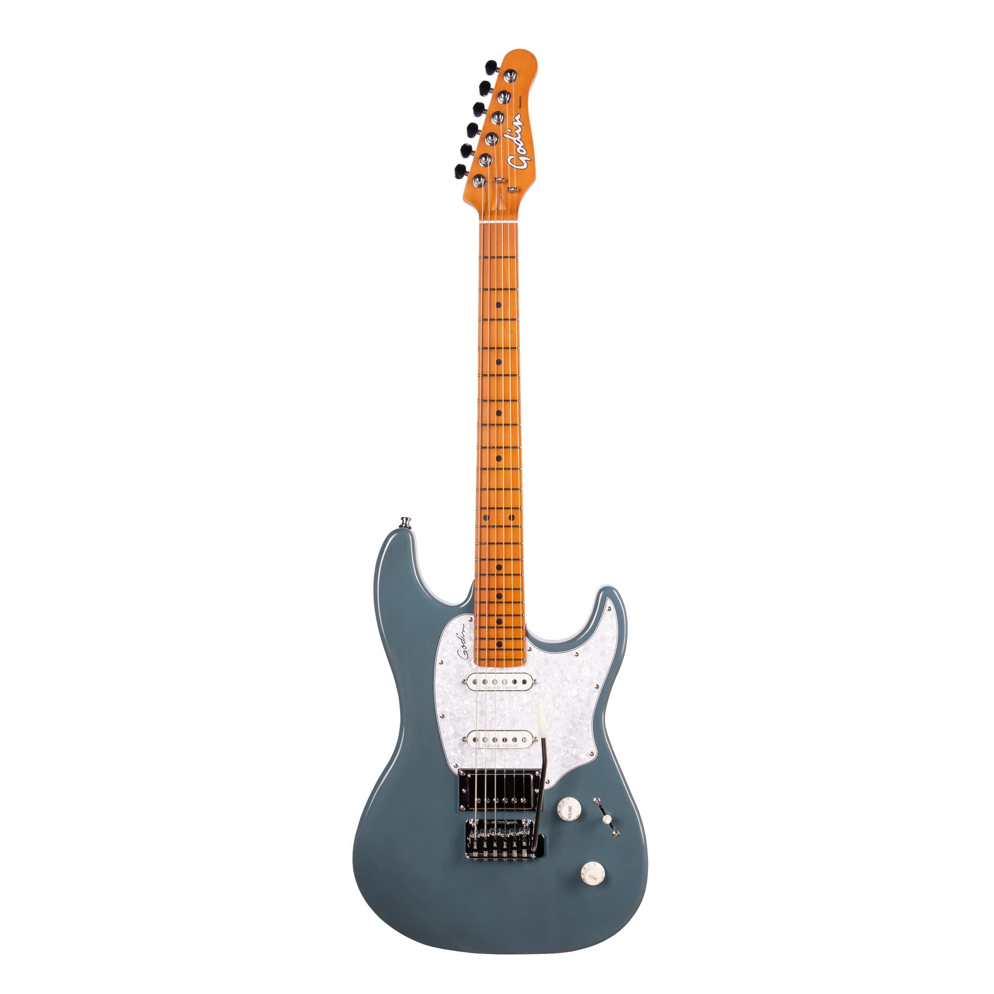 Godin6 String Solid-Body Electric Guitar, Right, arctik Blue (052264)