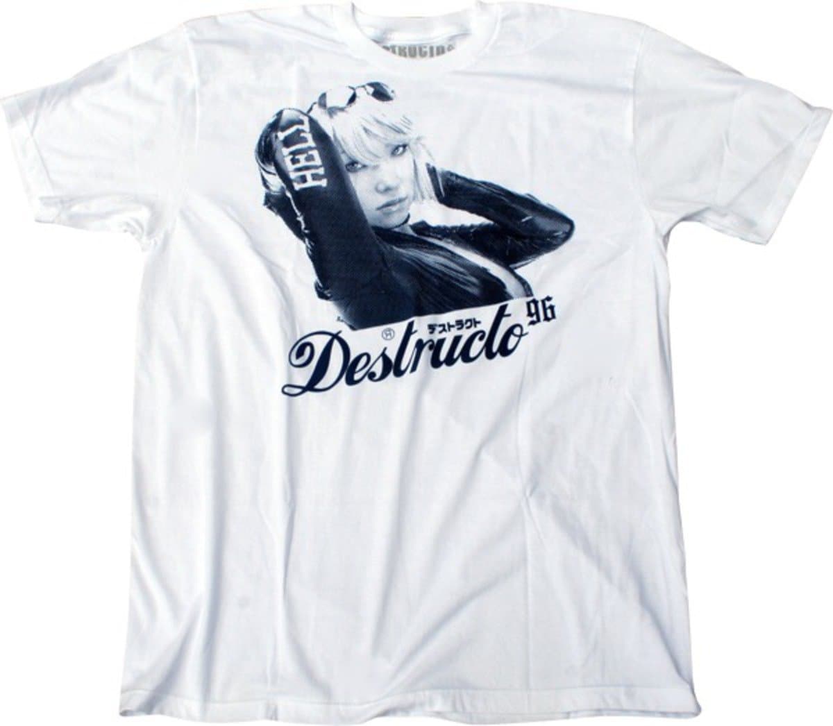 Destructo T-Shirt: Racer [Small] White