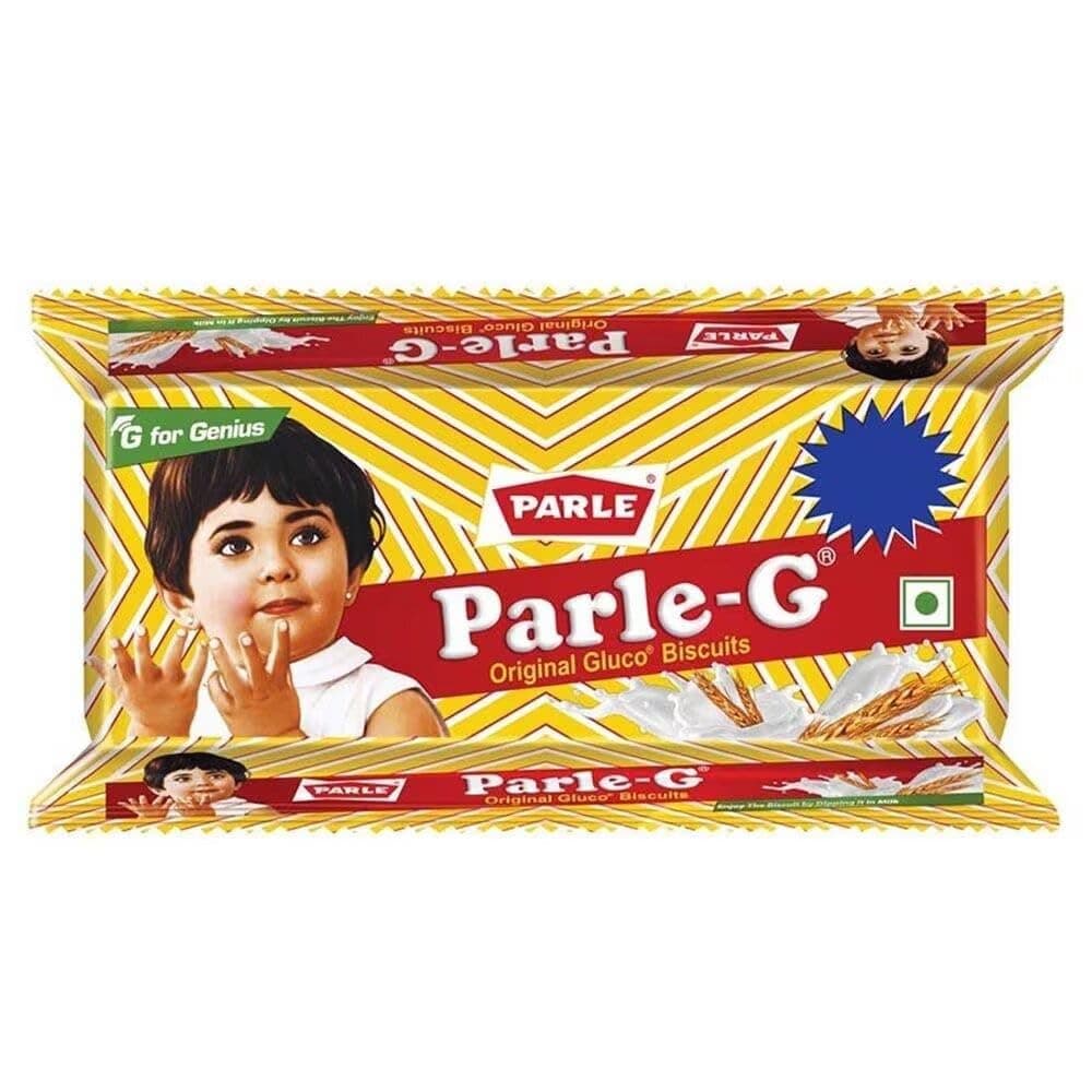 Parle -G Original Glucose Biscuits, 100 Grams,Milk Solid,Wheat Flour