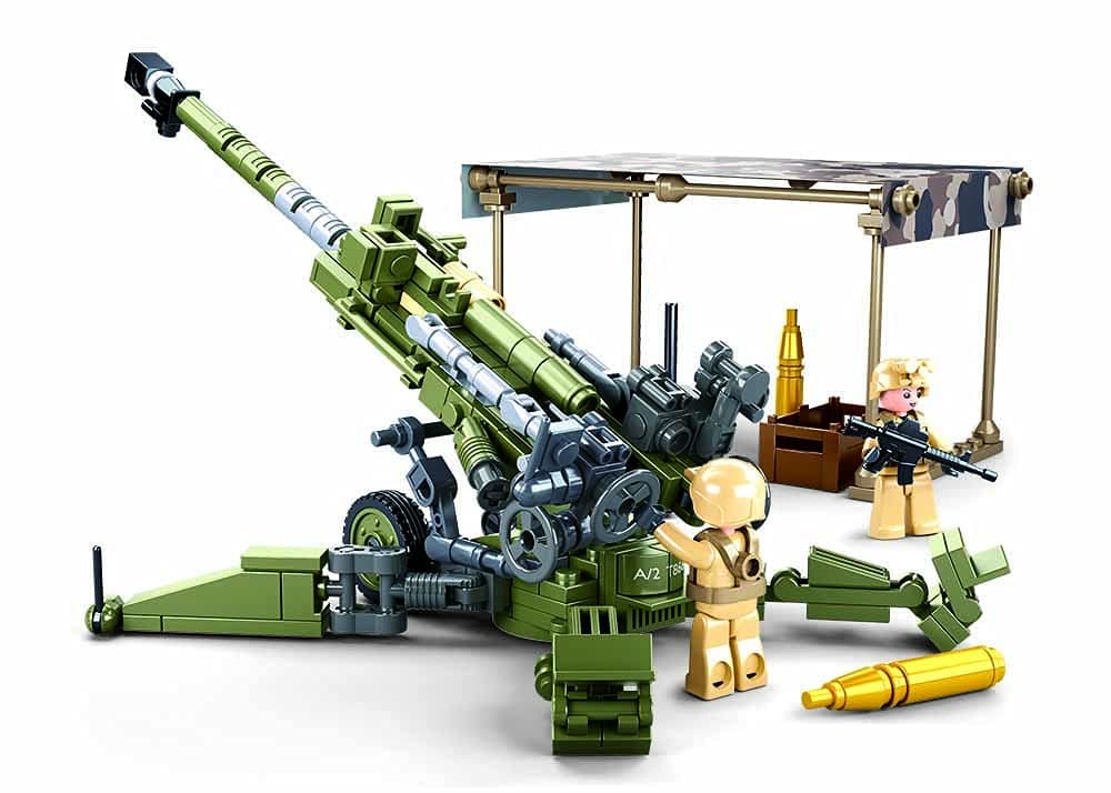 Sluban M38-B0890 Model Bricks-M777 Howitzer 258pcs, multicolored
