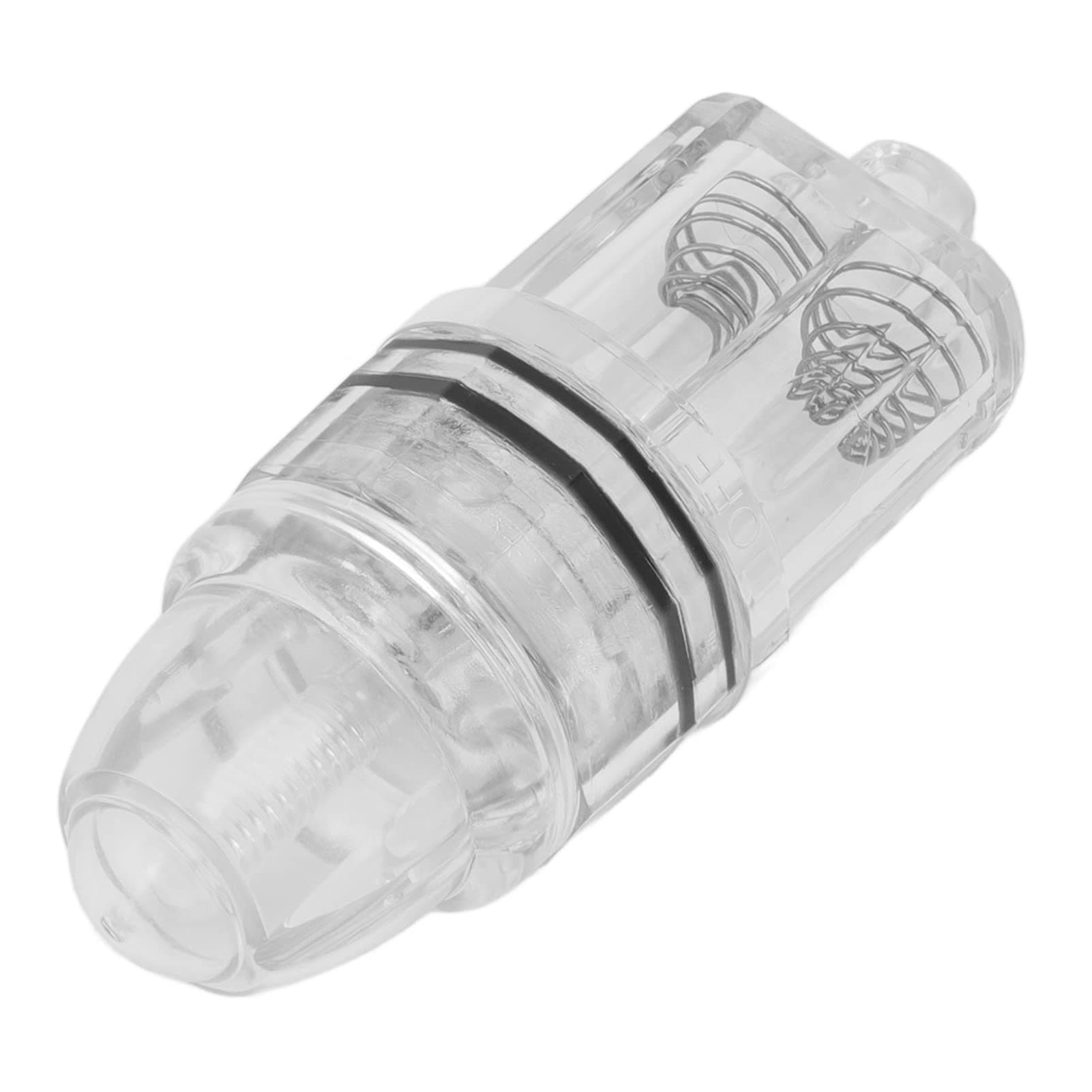 Fish Lure Light Deep Drop Fishing Light Transparent Plastic Aa Battery Powered Led Fishing Light for Trolling Sea Freshwater White
