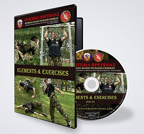 Russian Martial Arts DVD - Elements and Exercises for Hand-to-Hand Combat Self-Defense Training by Systema Spetsnaz
