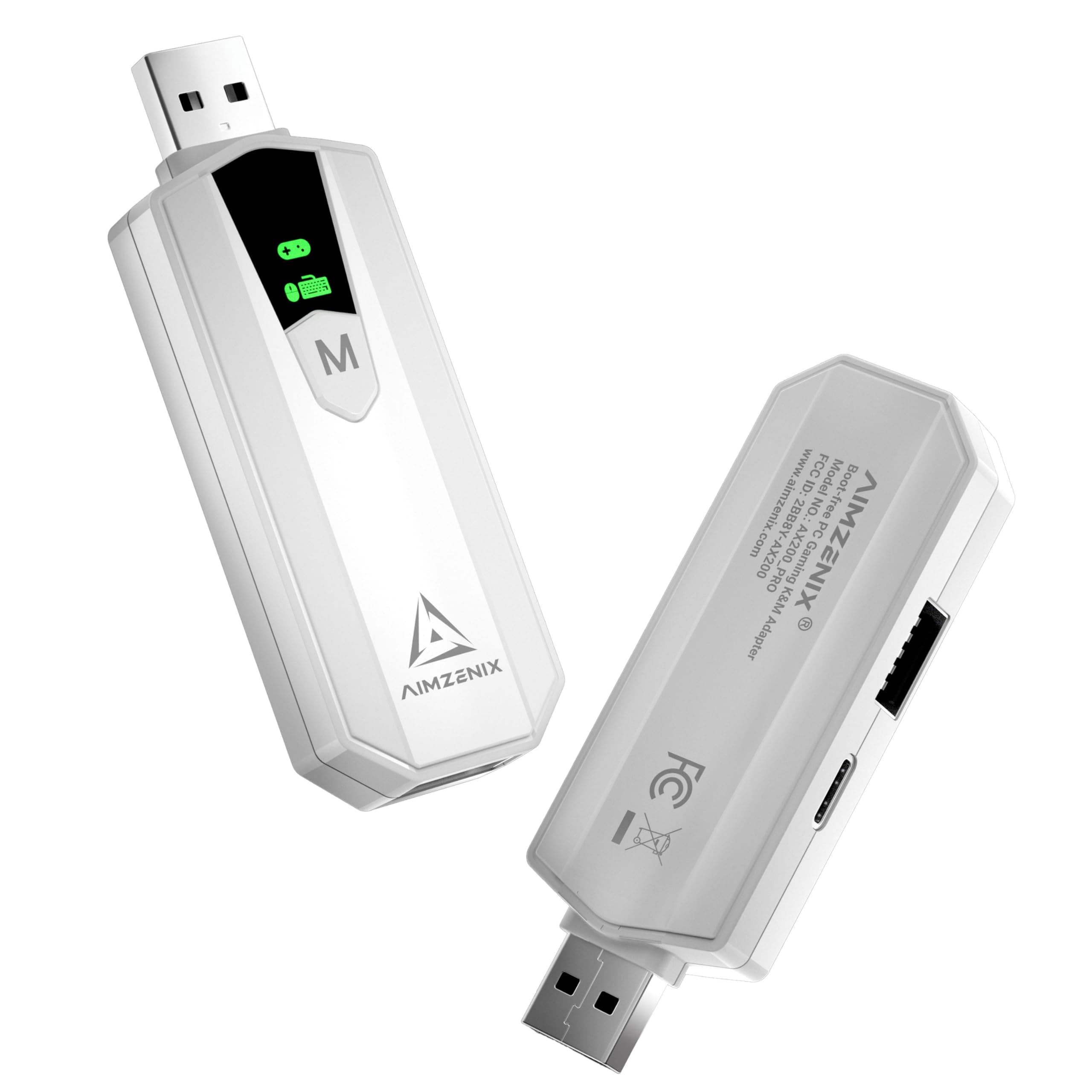 AX200PRO Keyboard Mouse Adapter, High-Performance Converter for Playing FPS, COD, R6, The Finals | Compatible with PC & Nintendo Switch