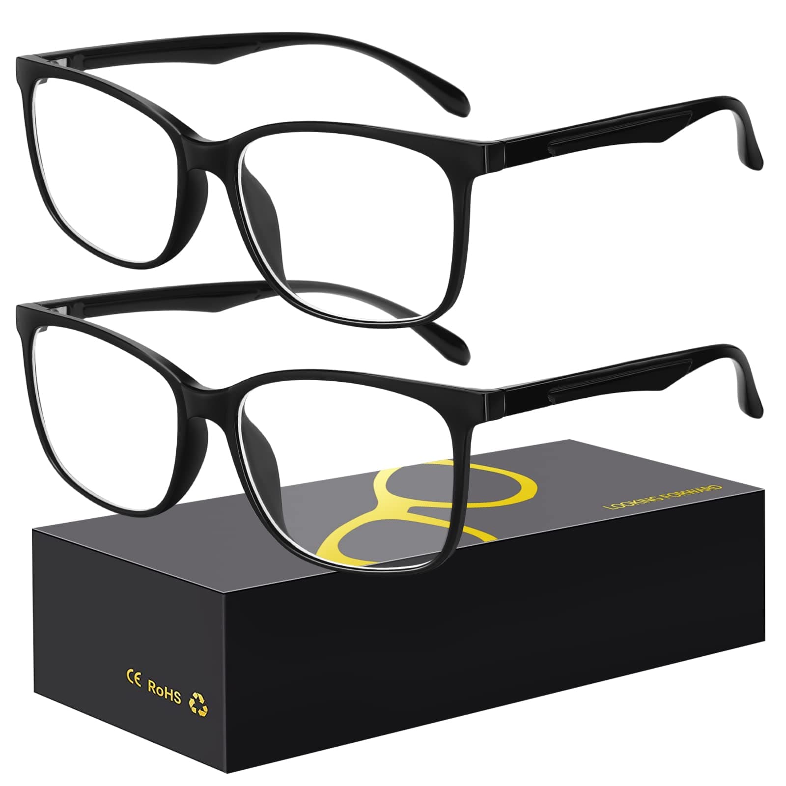 hunsquer Blue Light Glasses for Women Blue Light Blocking Glasses Men Computer Gaming Blue Screen Glasses Mens Blue Light Blocker Glasses