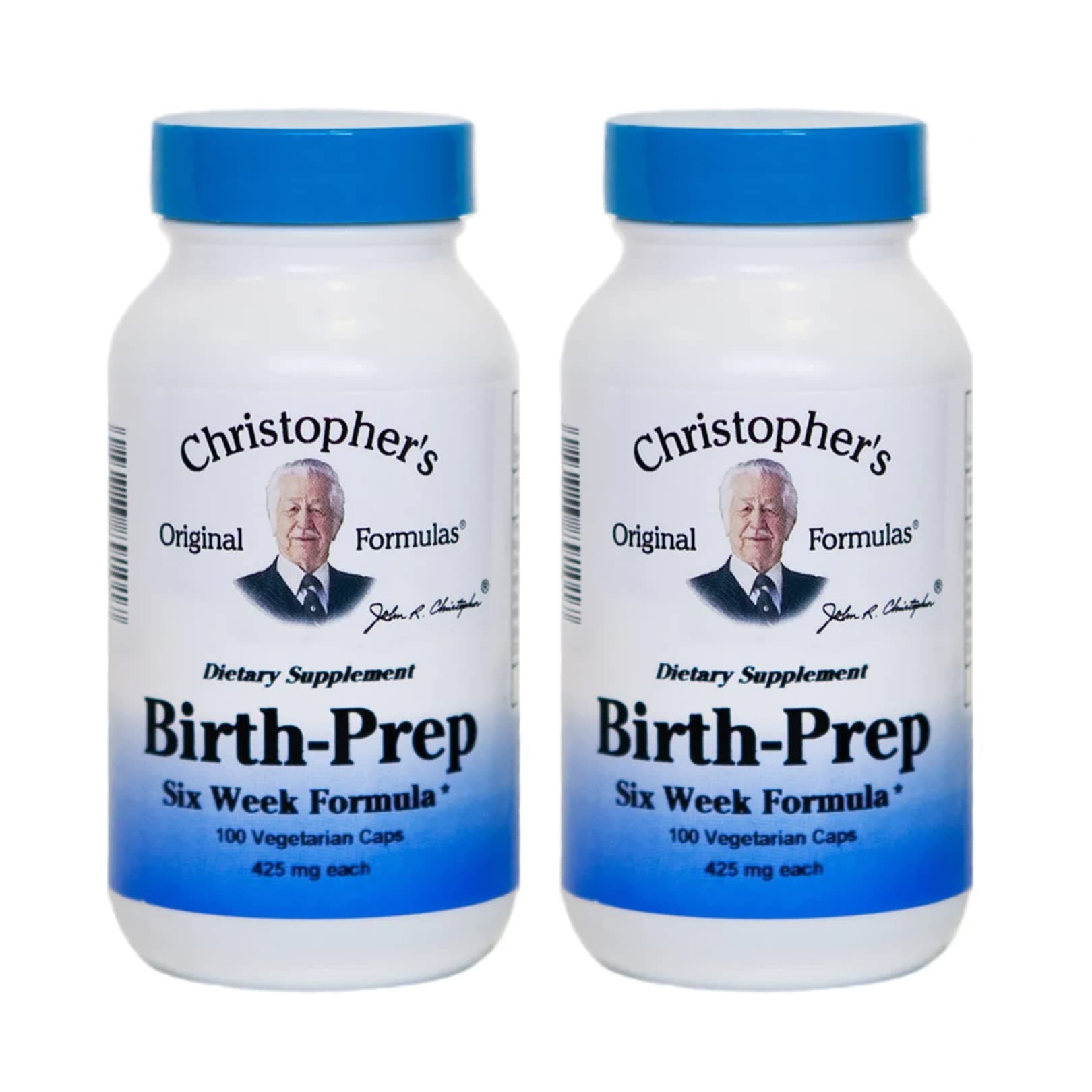 Christopher's Original Formulas Birth-Prep Capsules 100 ct - Herbal Blend for Expectant Mothers - Supports Natural Preparation for Childbirth - Pack of 2