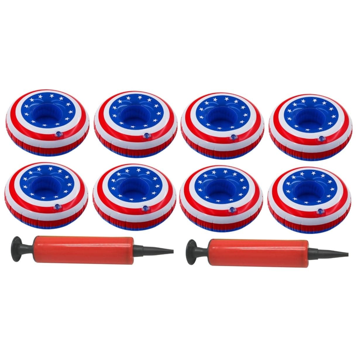 ERINGOGO10 Pcs Pack Cup Shelf Cup Holders for Drinks Glass Coasters for Drinks Swimming Flotation Water Mat Swim Mat Floating Coasters Layenjoy Swim Holder Take a Bath Toy