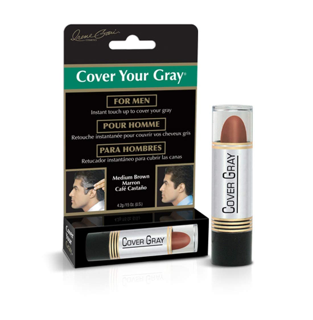 Cover Your Gray For Men - Touch-Up Stick - Medium Brown