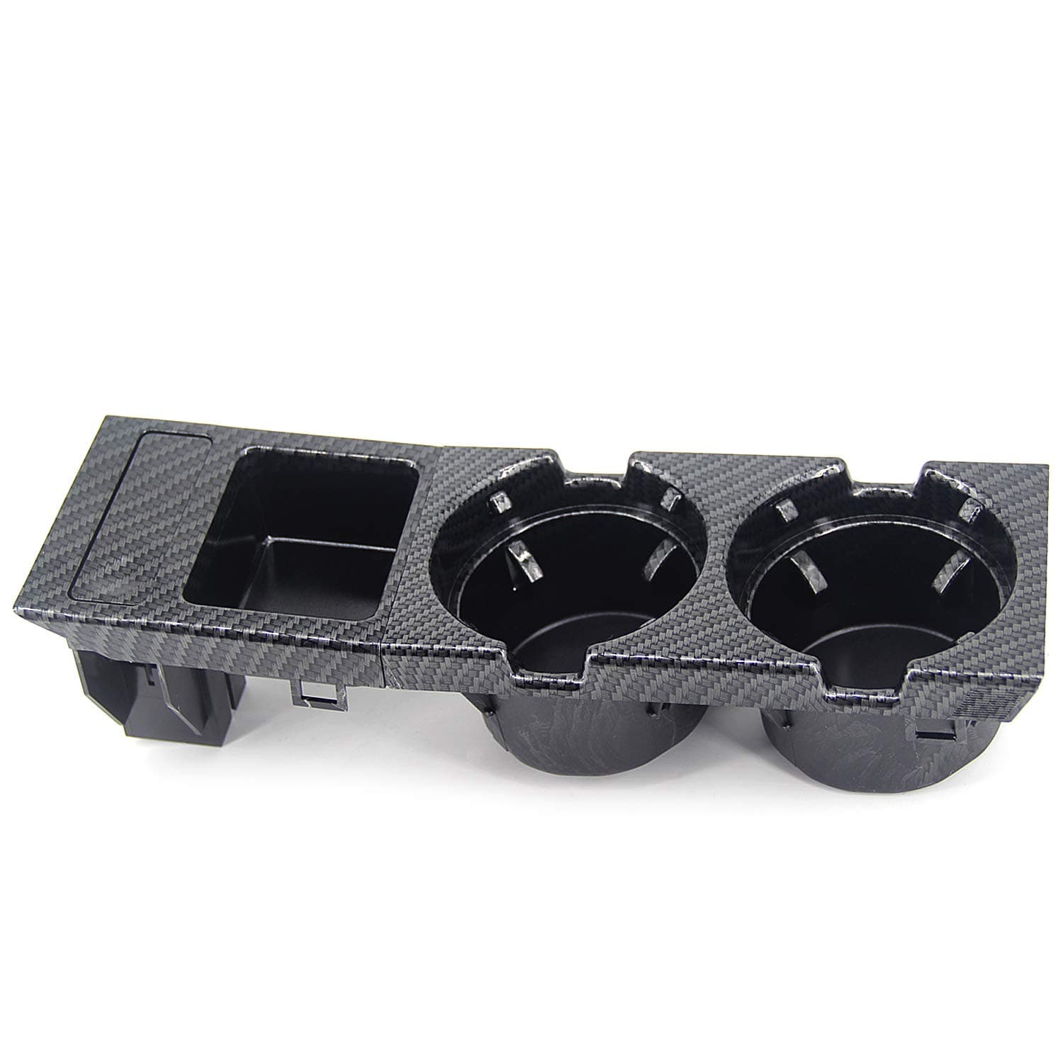 Cup Holder for BMW E46 3 Series 1998-2005 Replacement for Front Center Console Replace 51168217953 (Carbon Fiber)
