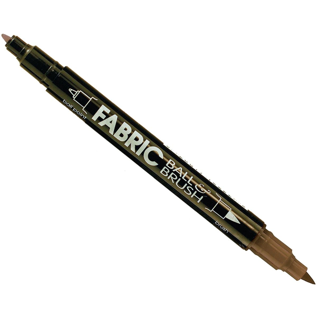 Ball & Brush Fabric Marker-Brown