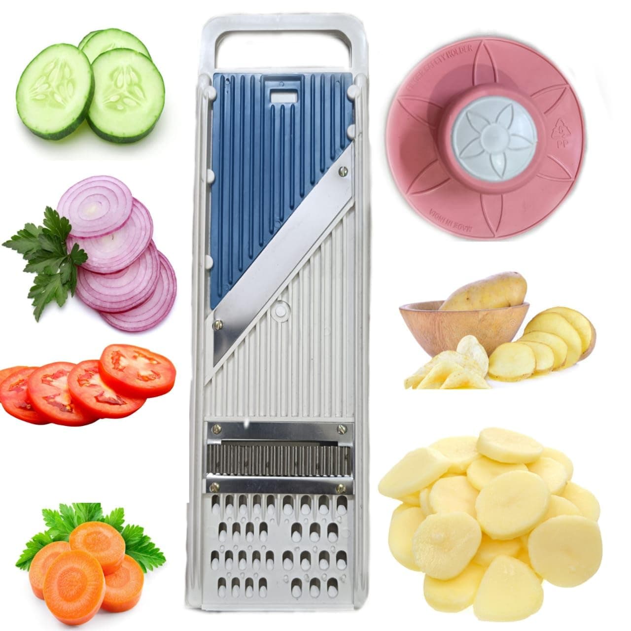 Vegetable Slicer Fruit Slicer Chopper Kitchen Tools, Multicolor