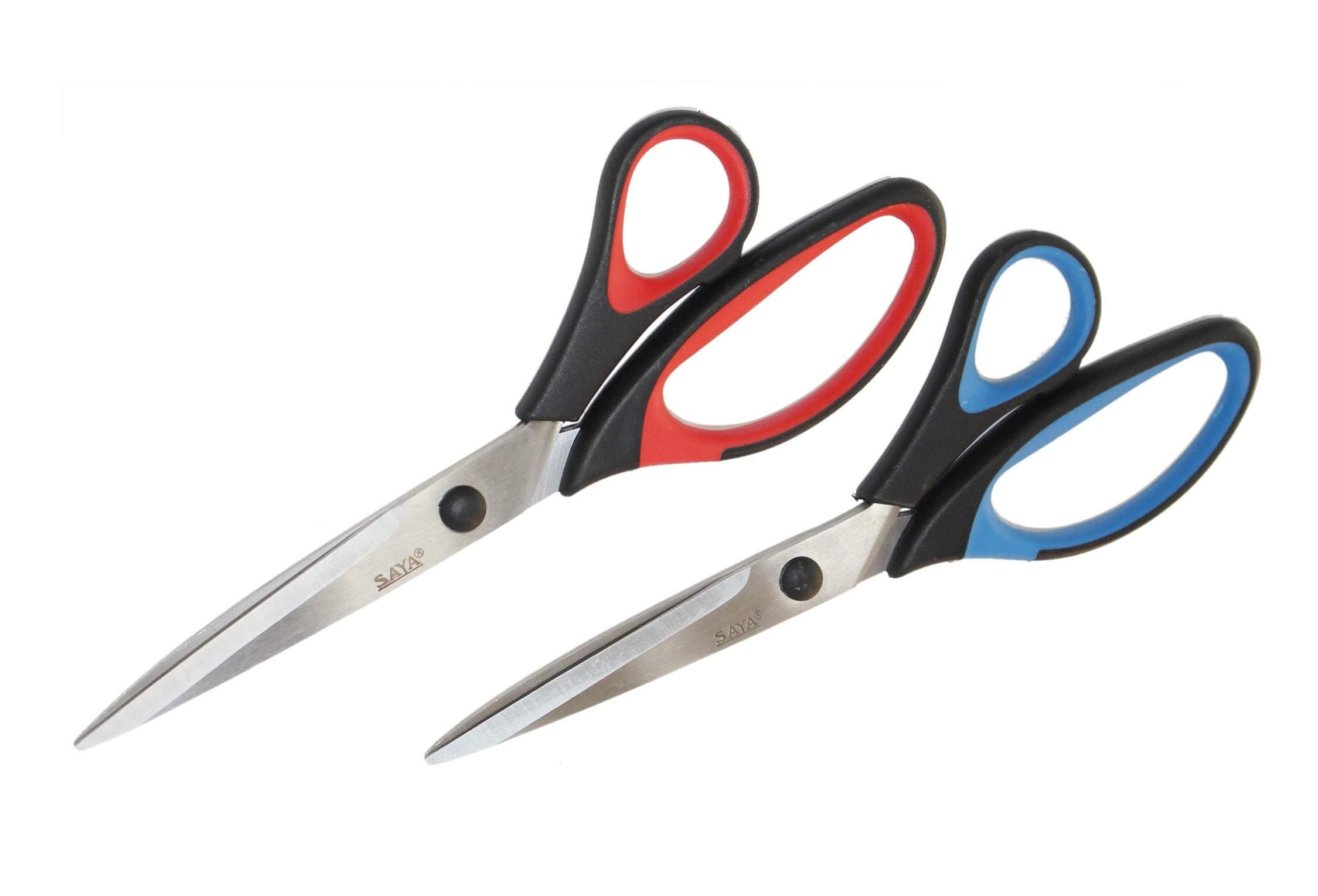 SAYA Soft Grip Classic Scissors 2 Attractive Color Available (Pack of 5)