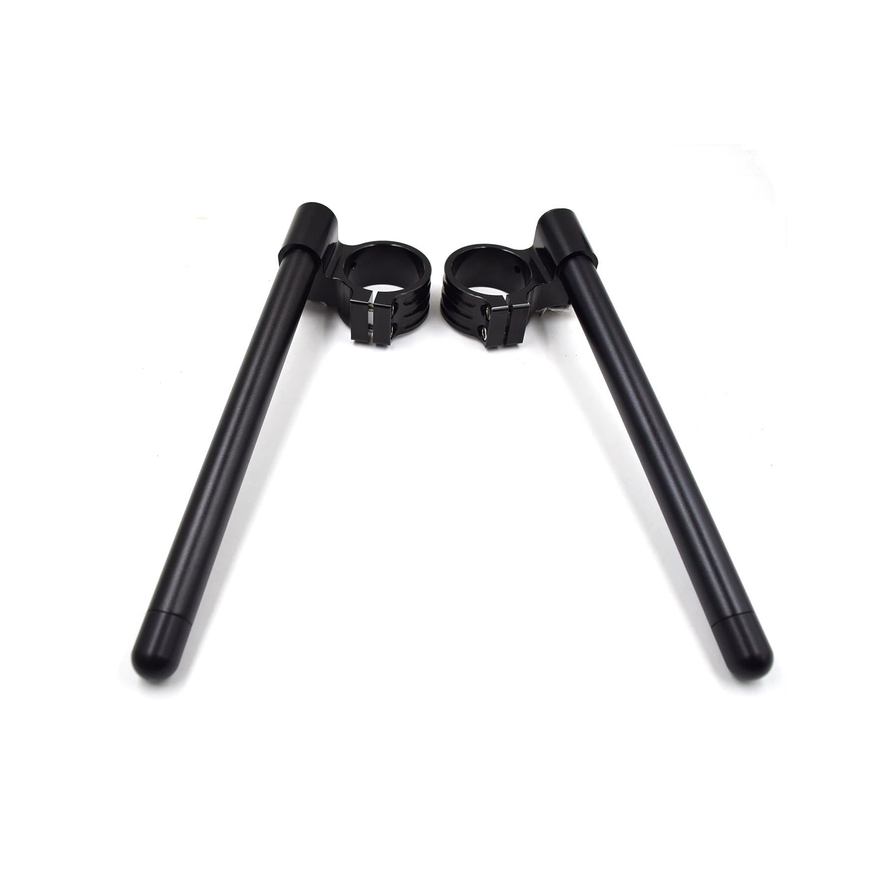 Φ36mm clip ons handlebar 1" riser fit for motorcycle fork tube Φ36mm,cafe racer build sport bikes modified clip on bars Φ 7/8" CNC aluminum Machined