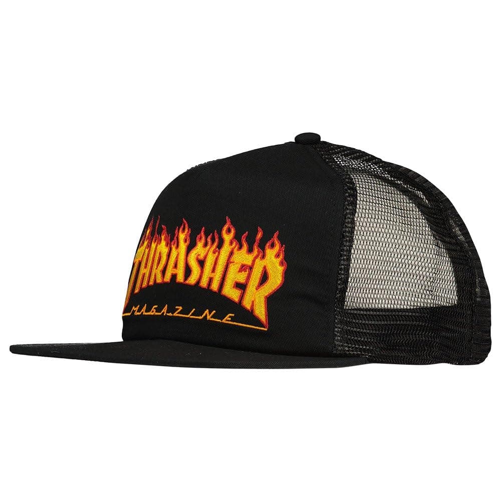Magazine Rope Snapback Hat Black - Gold
