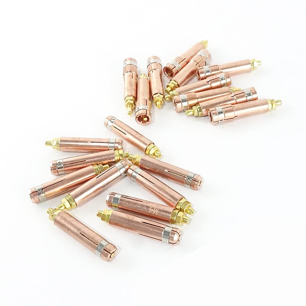 10pcs Stud Welding Chuck Collet M3 M4 M5 M6 M8 M10 Screw Nut for CD Capacitor Discharge Stud (M5)