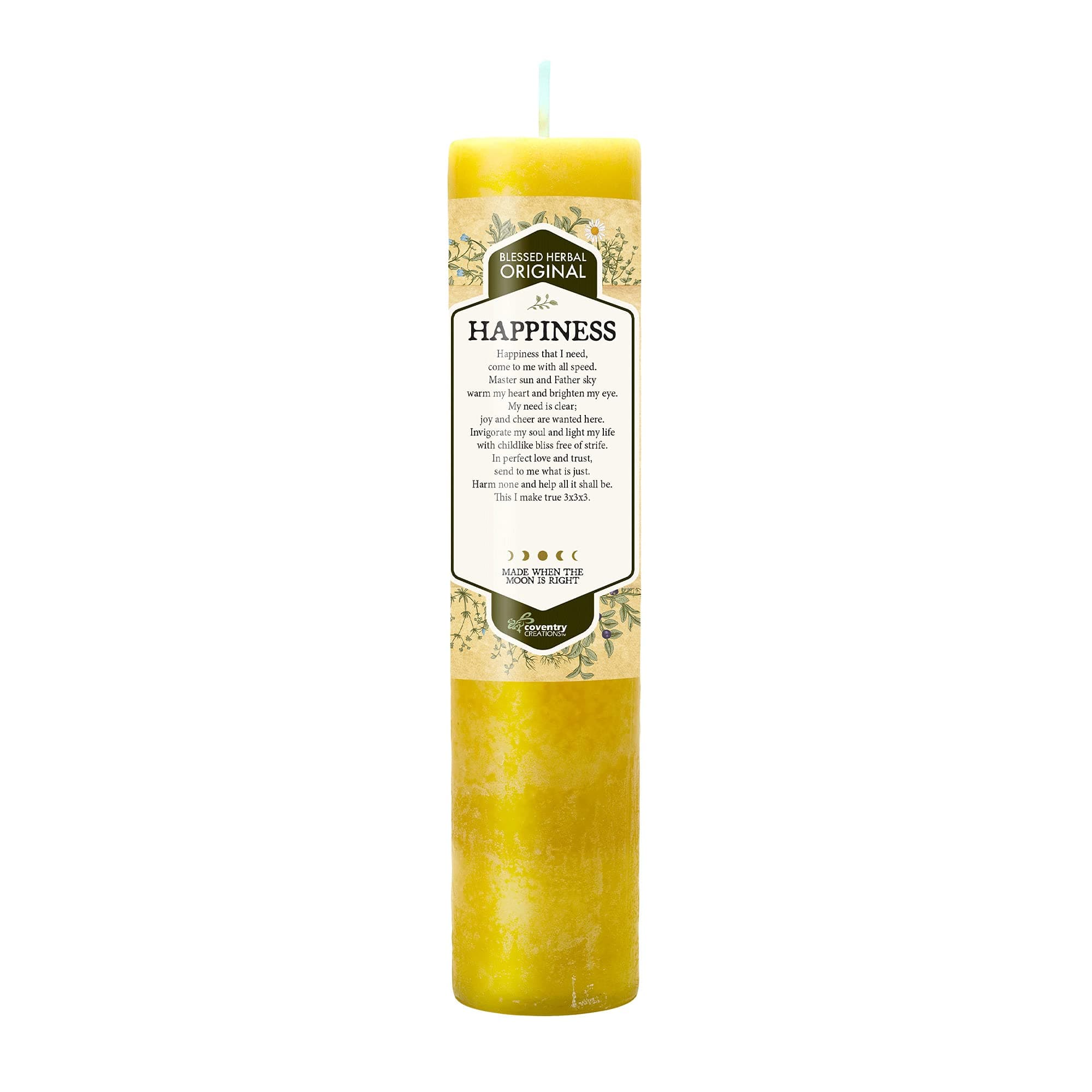 Coventry Creations Blessed Herbal - Happiness Candle