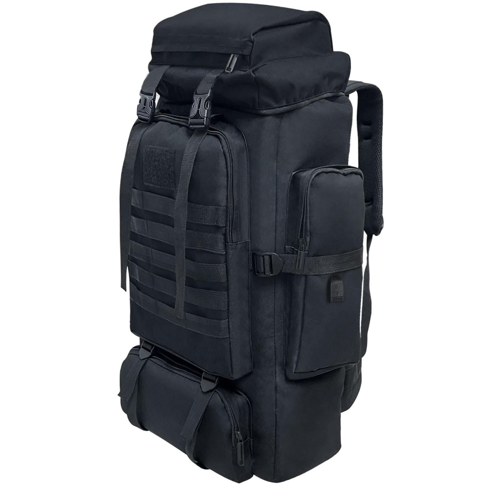 80L 100 litres Camping Hiking Backpack, Extra Large Travel Backpack Men, Waterproof Oversized Tactical Backpack for Men Women, Lightweight Molle Military Rucksack Outdoor Traveling Daypacks