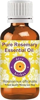 Rosemary Essential Oil (Rosmarinus officinalis) for Healthy Hair Pure | Non-Sticky | Non-greasy | Lightweight | Men & Women | All Hair Types | 30ml