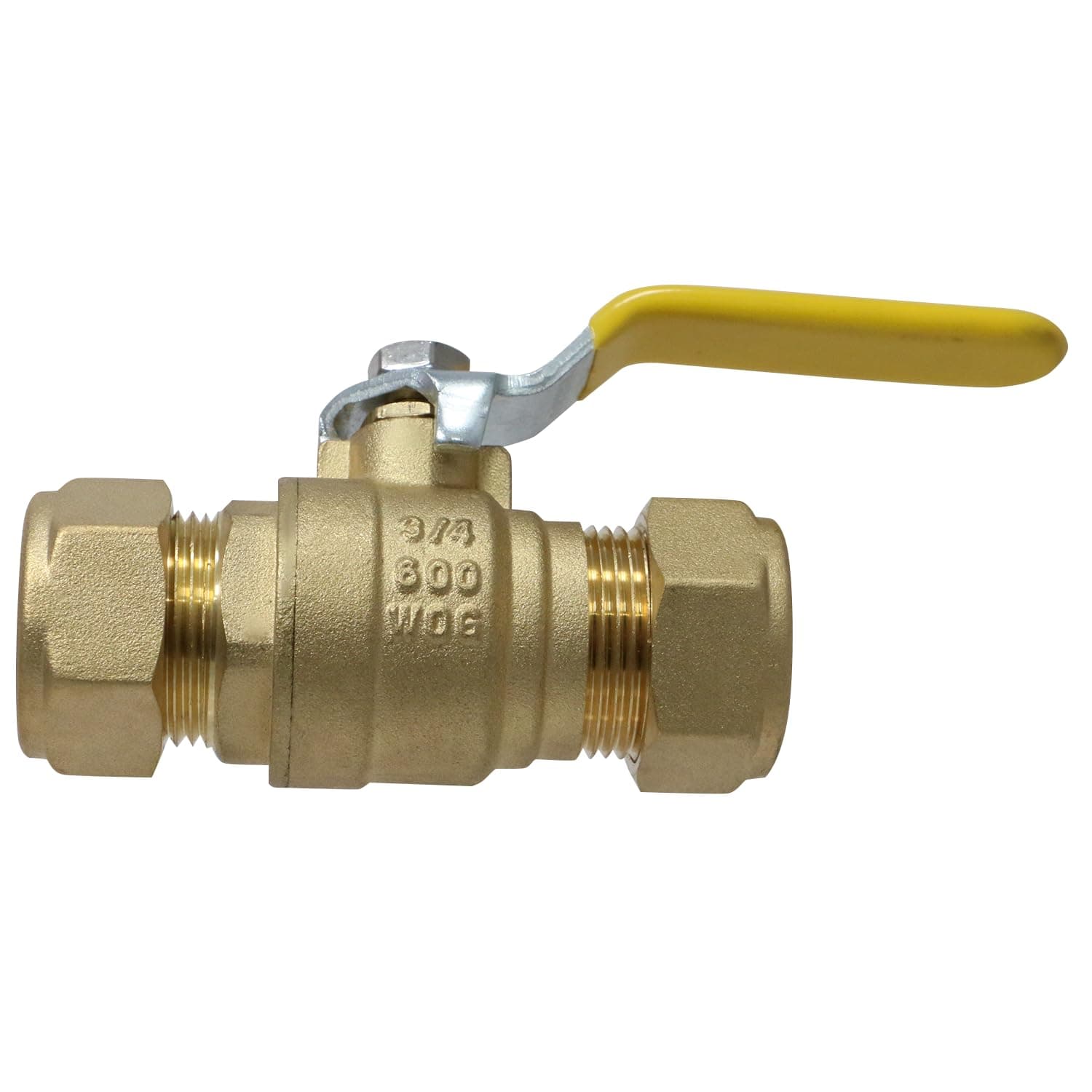 2 Pc XFITTING 3/4 Inch Compression Ball Valve, 30-3-2=2XX