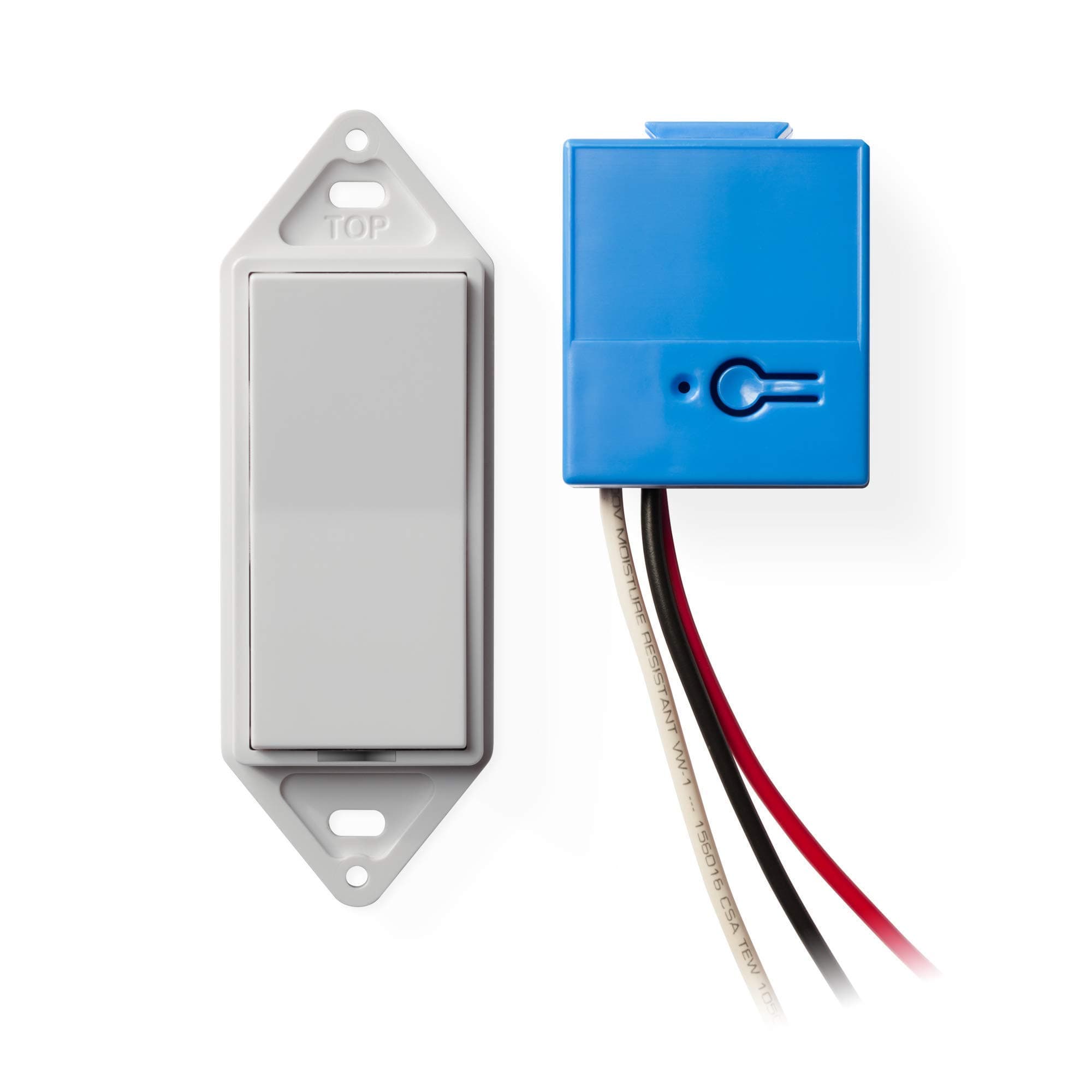 Wireless Switch Kit, Decora Style Switch, No Wire Light Control Kit