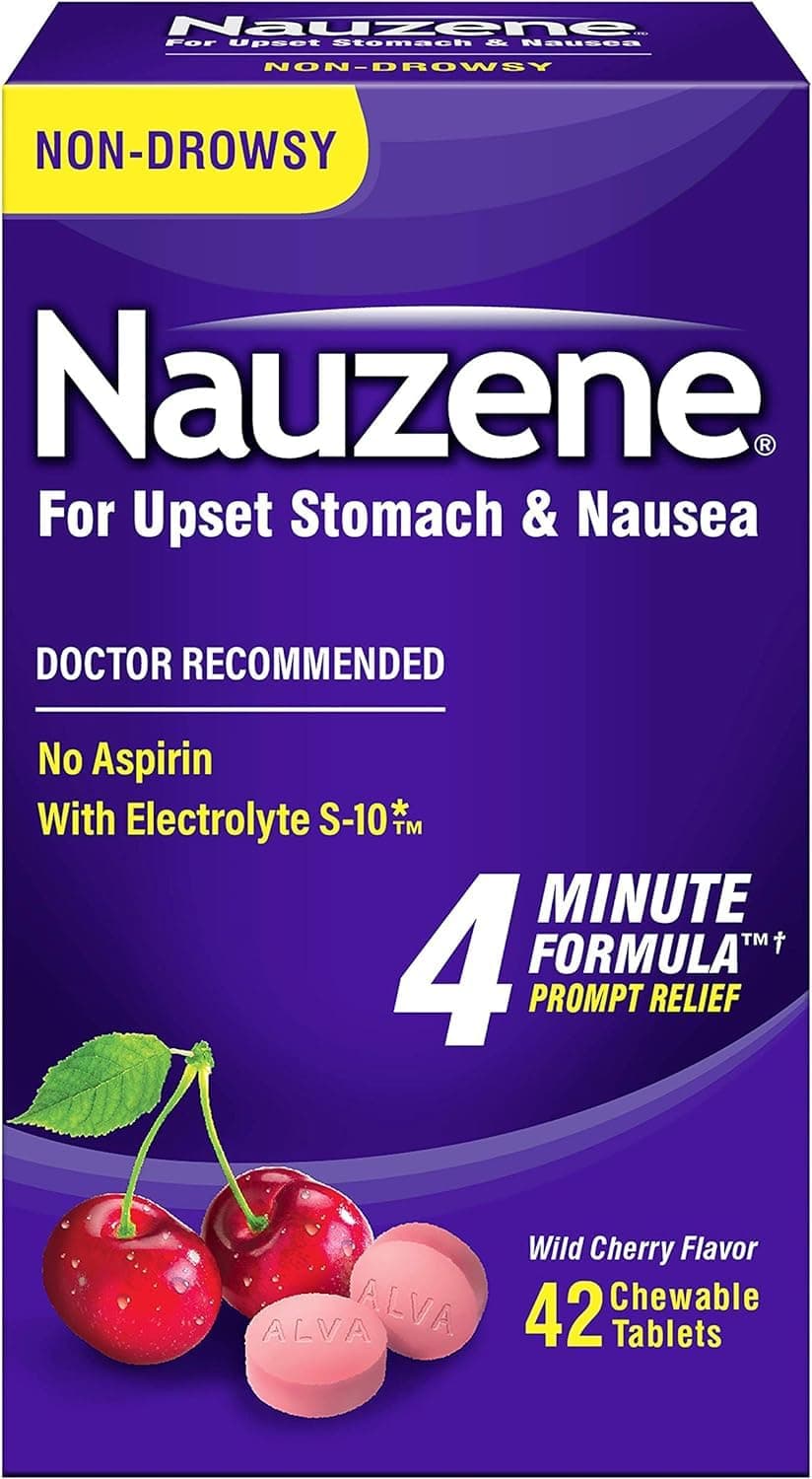 for Nausea Relief Chewable Tablets, 40 Count