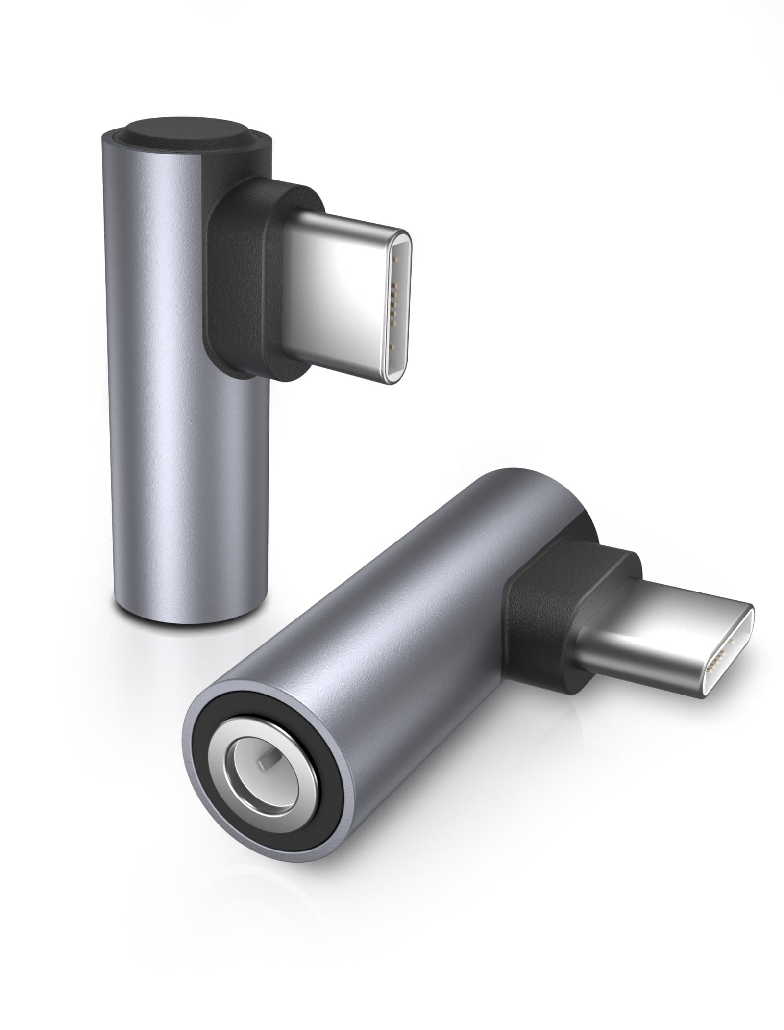 Right Angle USB C to 3.5mm Adapter