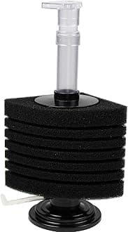 AQUANEAT Aquarium Bio Corner Sponge Filter, for Breeding Shrimp Nano Fish Tank, up to 55Gal
