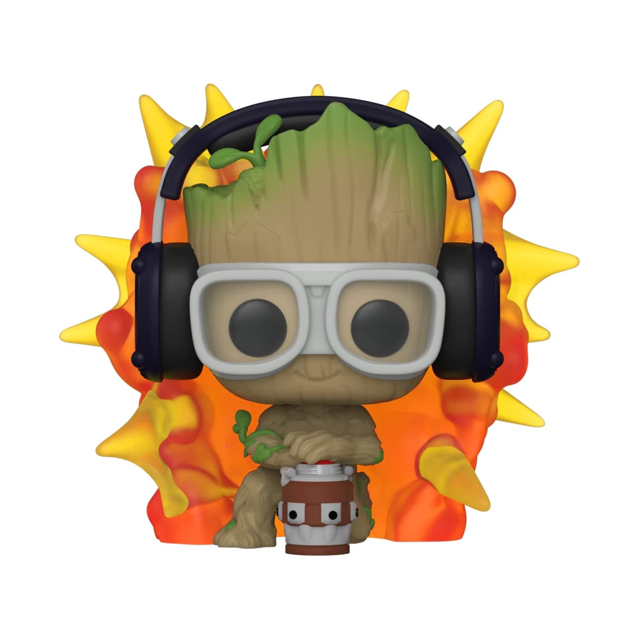 Pop! Marvel: I Am Groot, Groot with Detonator, 3.15 Inch