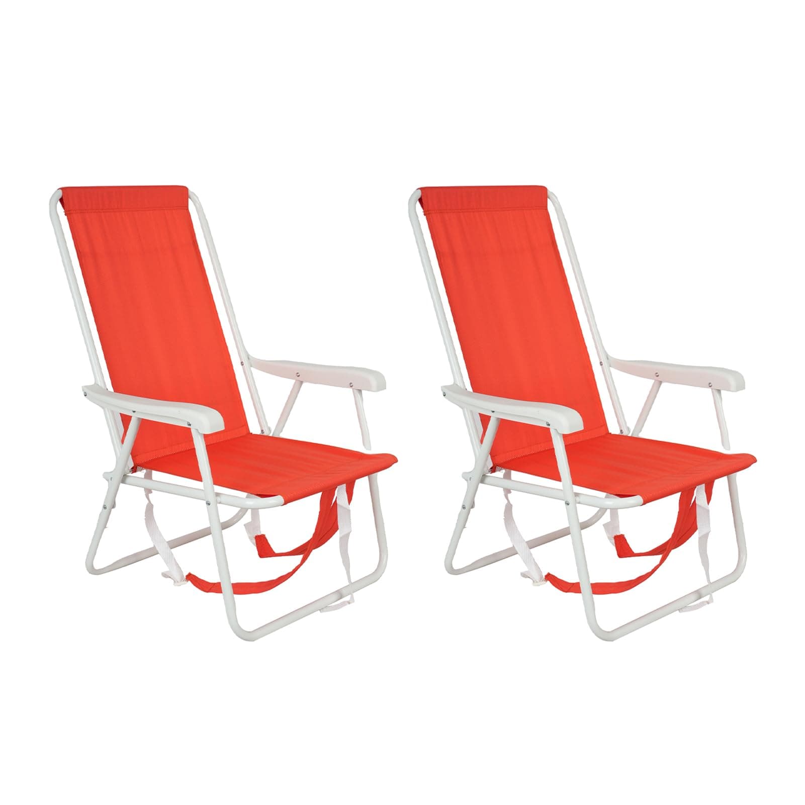 Backpack Beach Chairs for Adults Capacity 300 LBS Low 5 Position Beach Chair with Pouch Straps Folding Lightweight Reclining Aluminum Wide Lay Flat Single