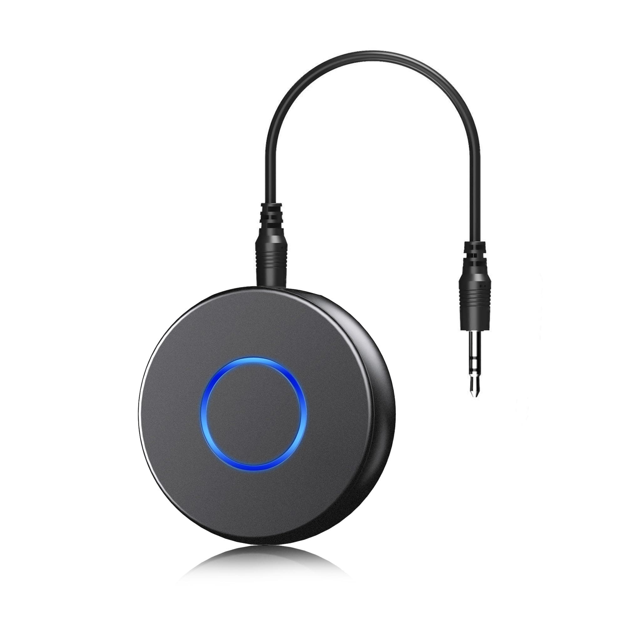 SonRu Bluetooth 4.1 Receiver, AUX Mini Wireless Audio Adapter Portable Hands-Free Car Kits for 3.5mm Audio Devices, TV and Home/Car Stereo Music Streaming Sound System