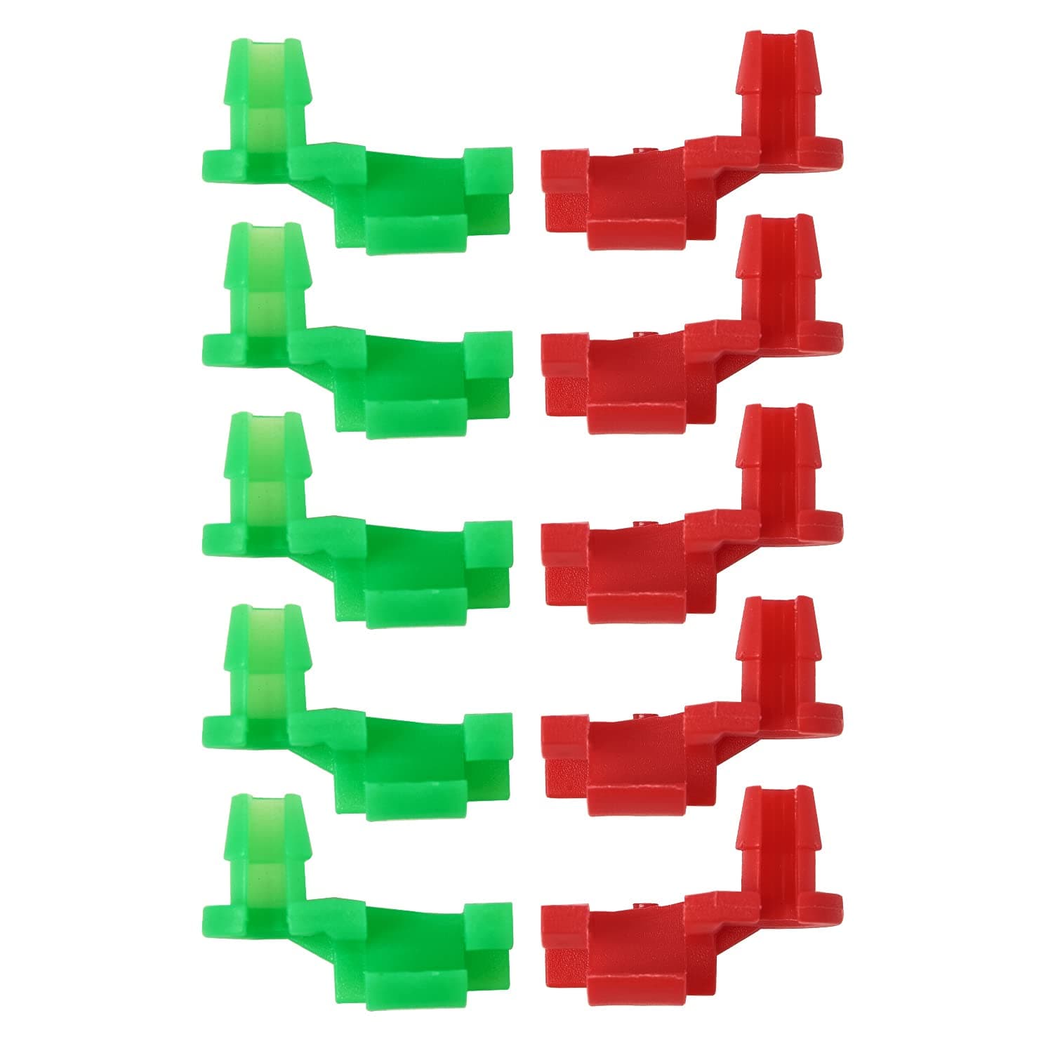 (5 Pair) 1999-2007 Chevy Silverado GMC Sierra Tailgate Handle Rod Clip Left & Right Rod Retainer Clips - OEM#: 88981030, 88981031