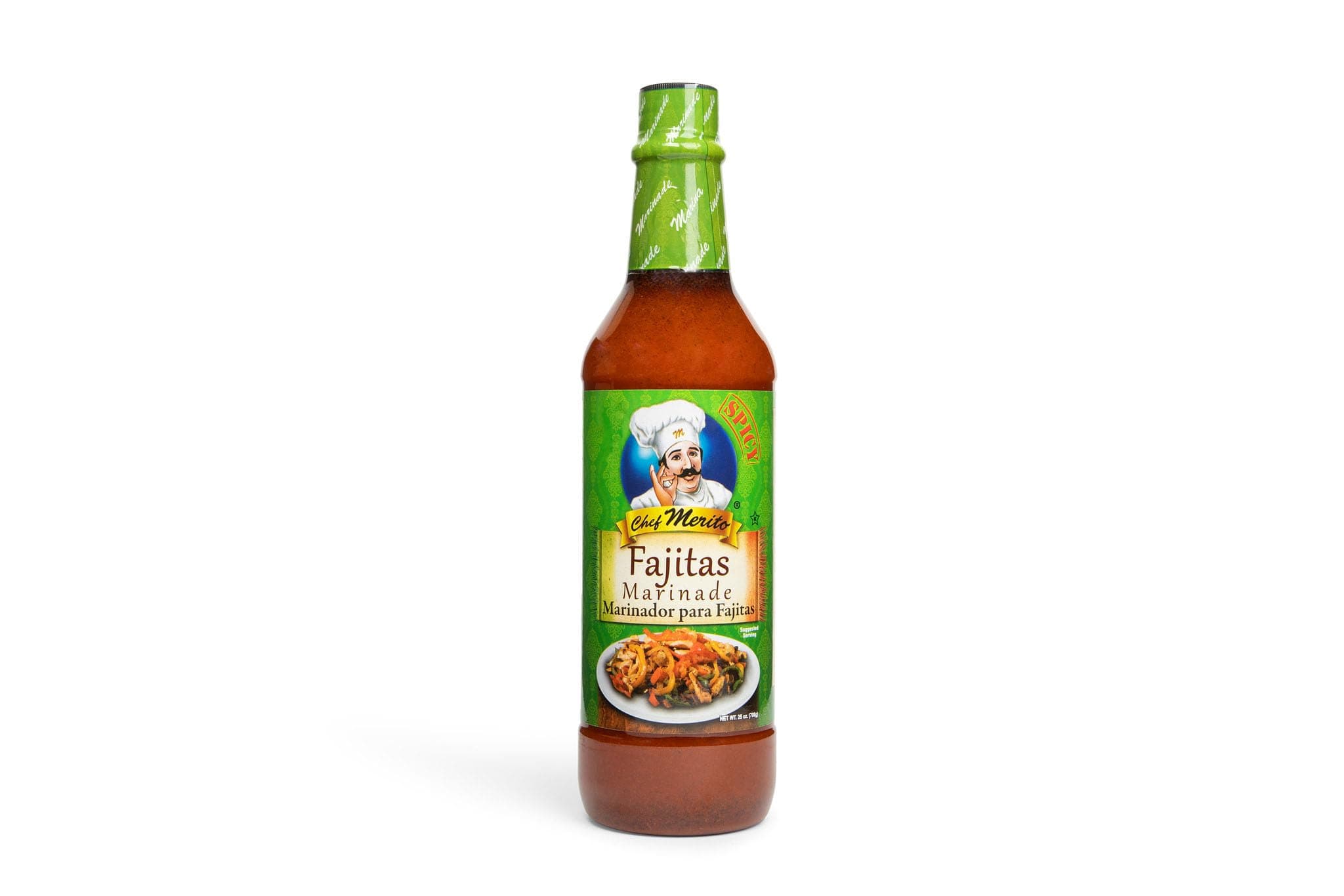 Fajitas Marinade 25 oz | Zesty & Smoky | Ideal for Beef, Chicken & Veggie Fajitas | Perfect for Grilling & Sautéing | Authentic Latin Flavor Since 1985
