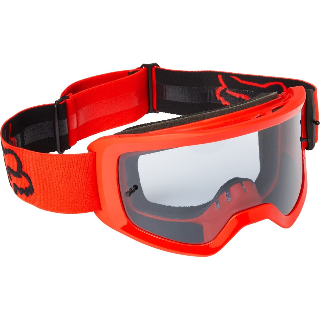 Fox Racing Men's Goggle (Fluorescent RED, One Size)