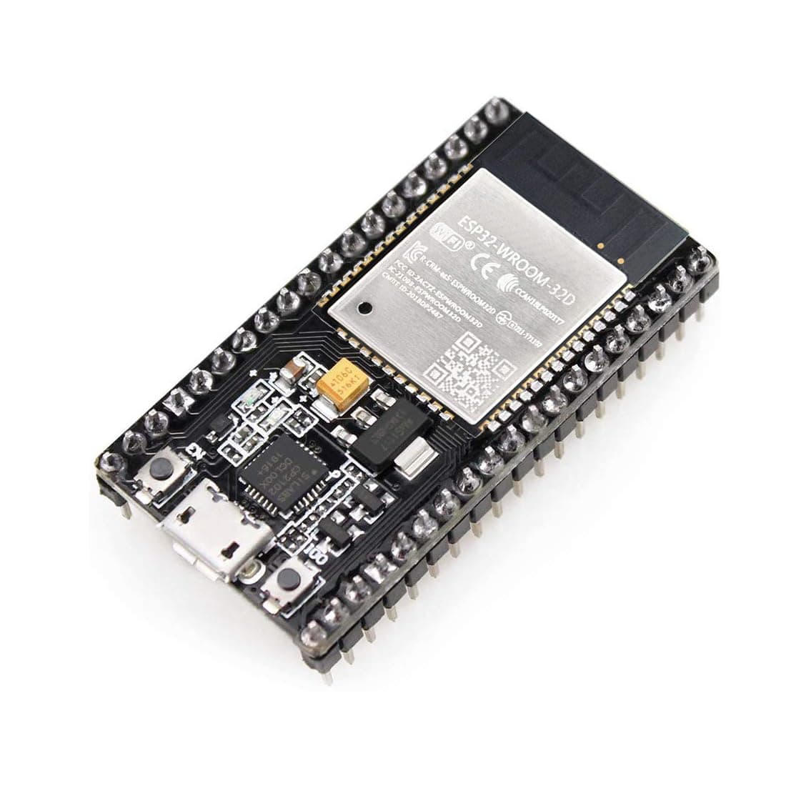 ESP-WROOM-32 ESP32 ESP-32S Development Board 2.4GHz Dual-Mode WiFi + Bluetooth Dual Cores Microcontroller Processor Integrated with Antenna RF AMP Filter AP STA for Arduino IDE