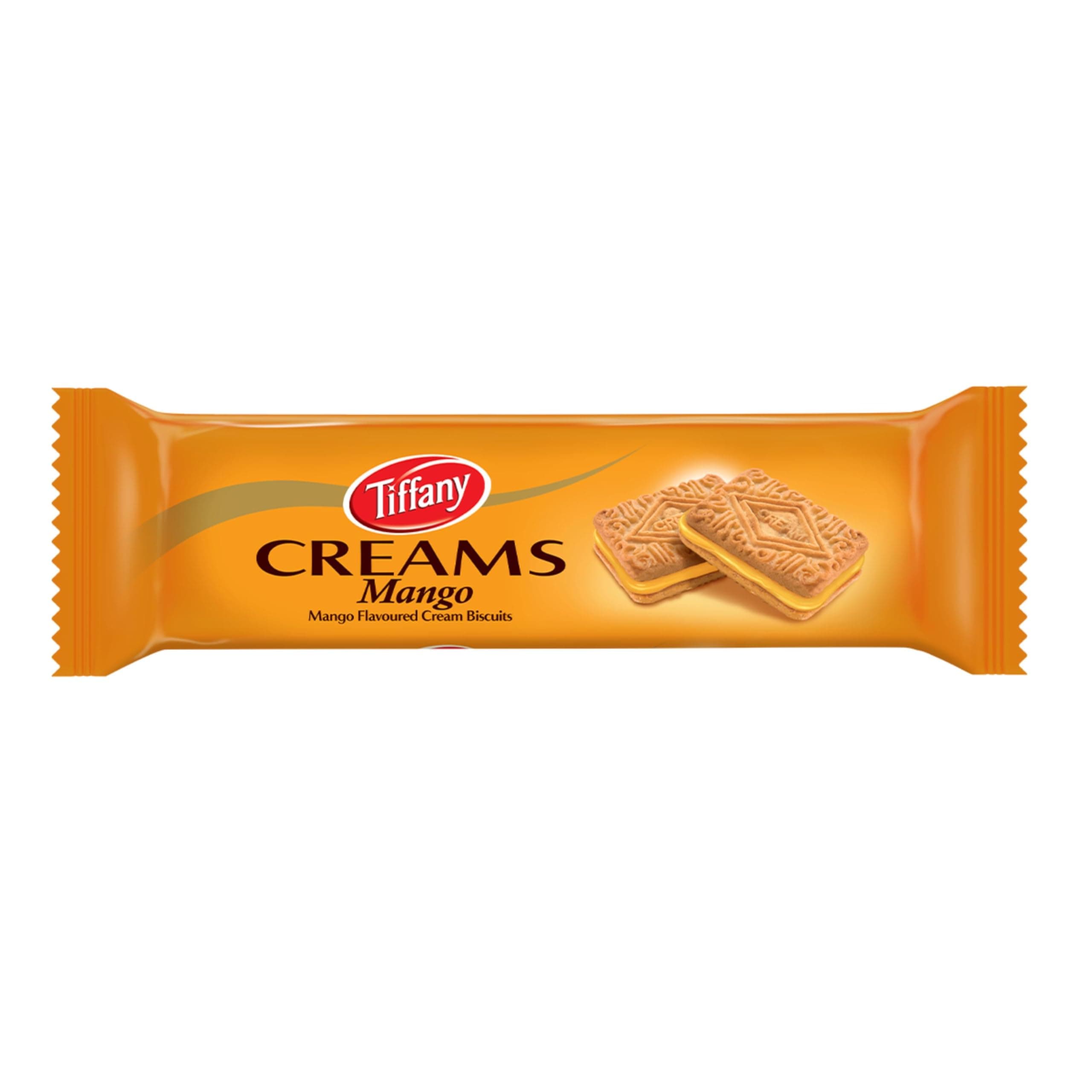 Tiffany Creams Mango Cream Sandwich Biscuits, 80g