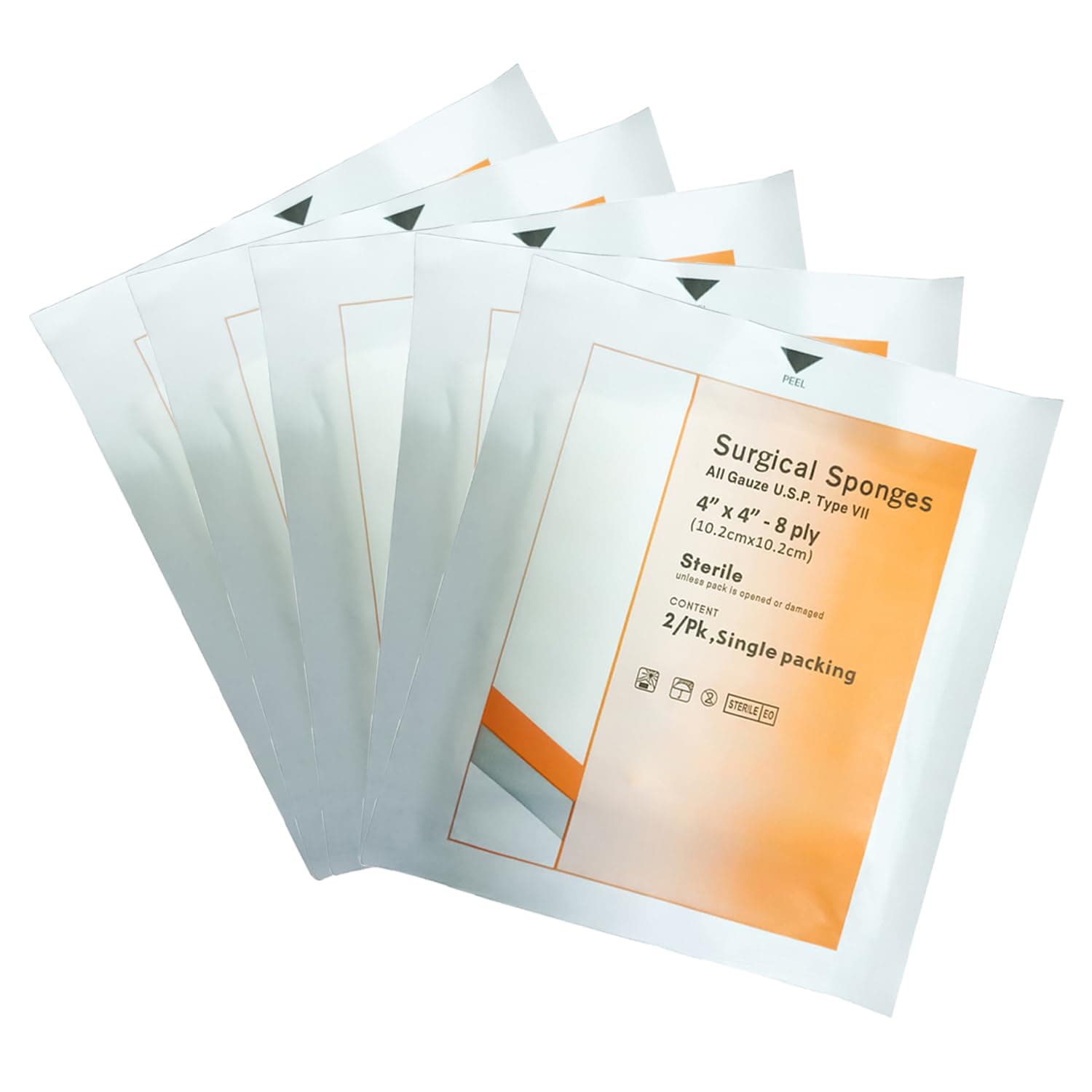 50 Pcs Surgical Gauze Sponges