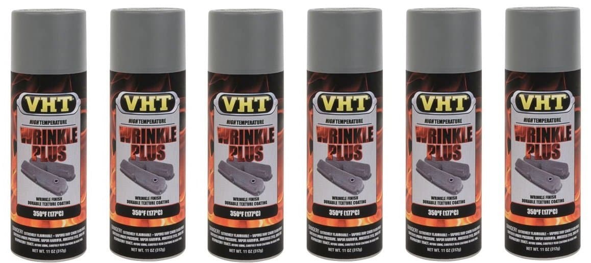Sperex VHT SP205 Wrinkle Plus High Temperature Coating, Aerosol Can, 11 Ounce Net Weight, Gray Color (6)