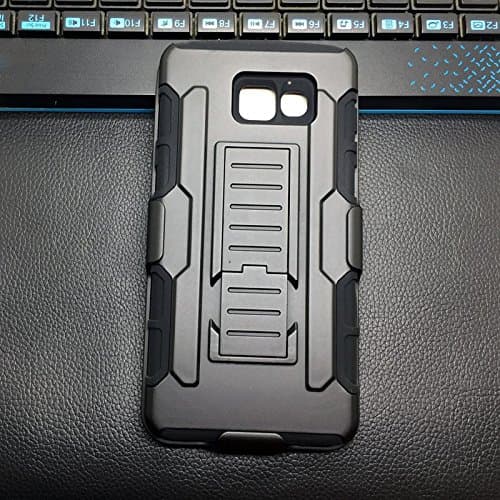 Galaxy A7 A710 2106 Case, FRKJ Black Advanced Armor Hard Hybrid Military Case Cover For Samsung Galaxy A7 2016 Version A710
