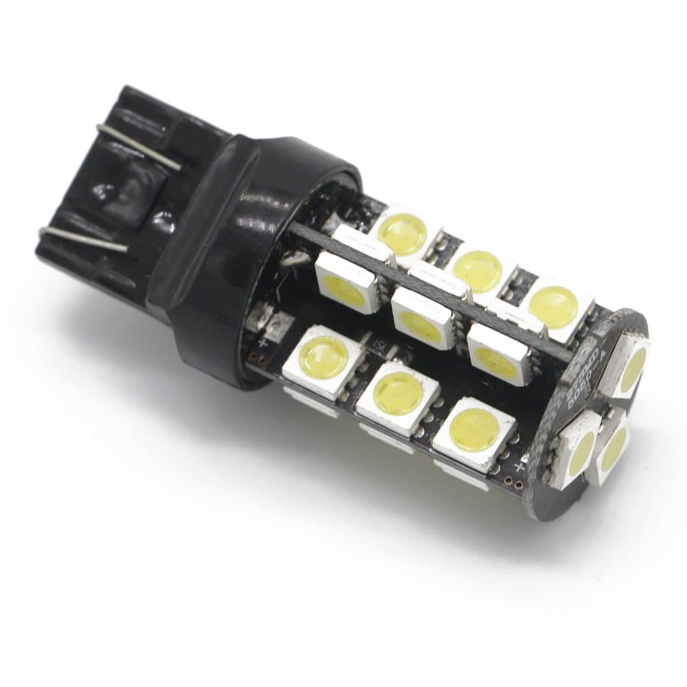 Manchester Case 2 x SMD-27 5050 Error Free Canbus LED Brake Light Stopelight Lamp Bulb DC 12V for Car