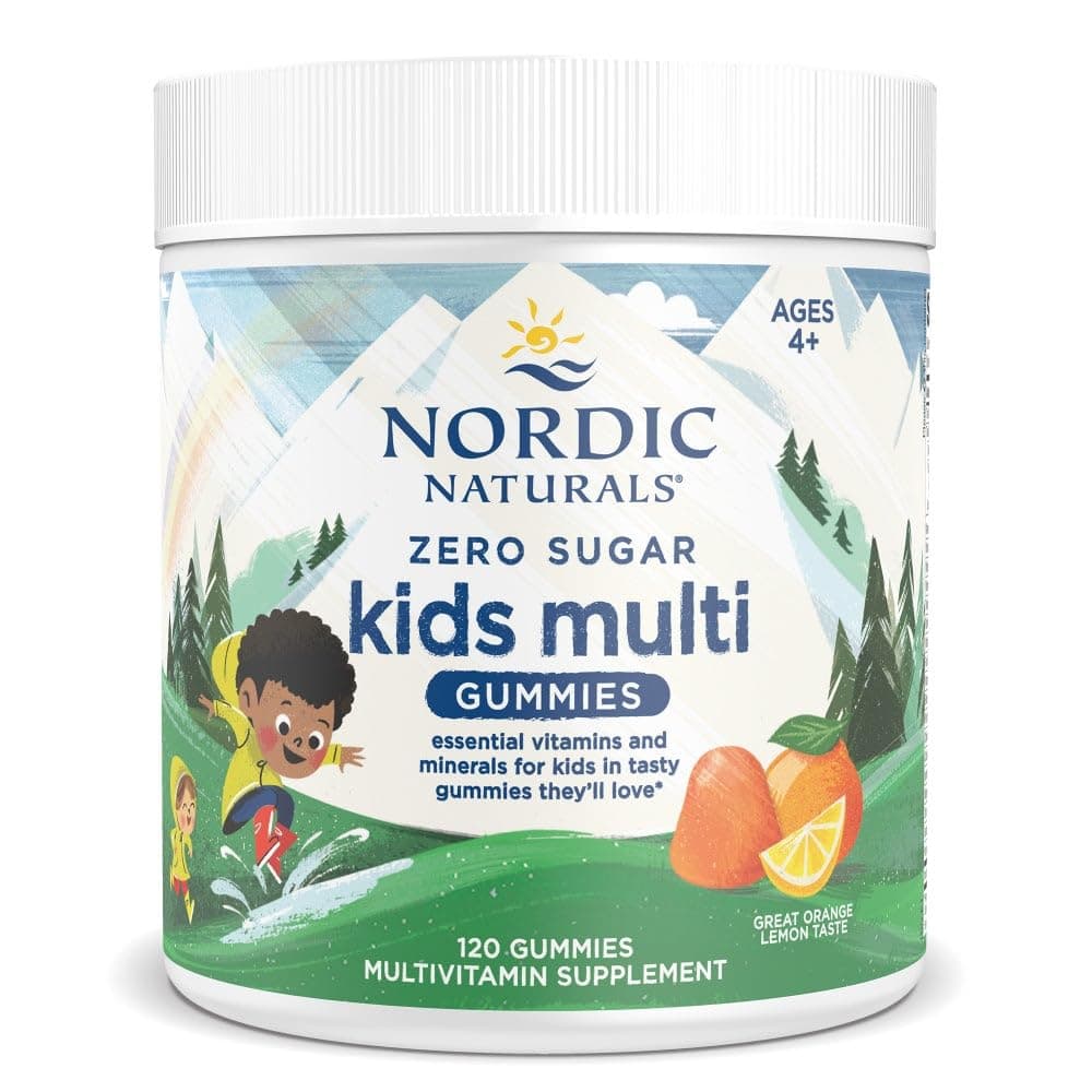 Zero Sugar Kids Multi Gummies Orange Lemon Flavour 120 Gummies