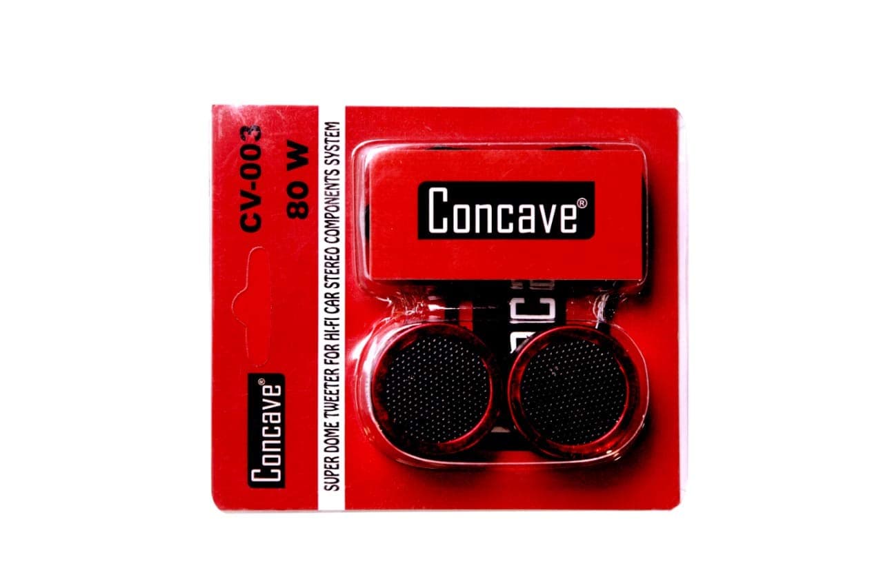 CONCAVE CV-003 250 Watt Dome Tweeter (Red)
