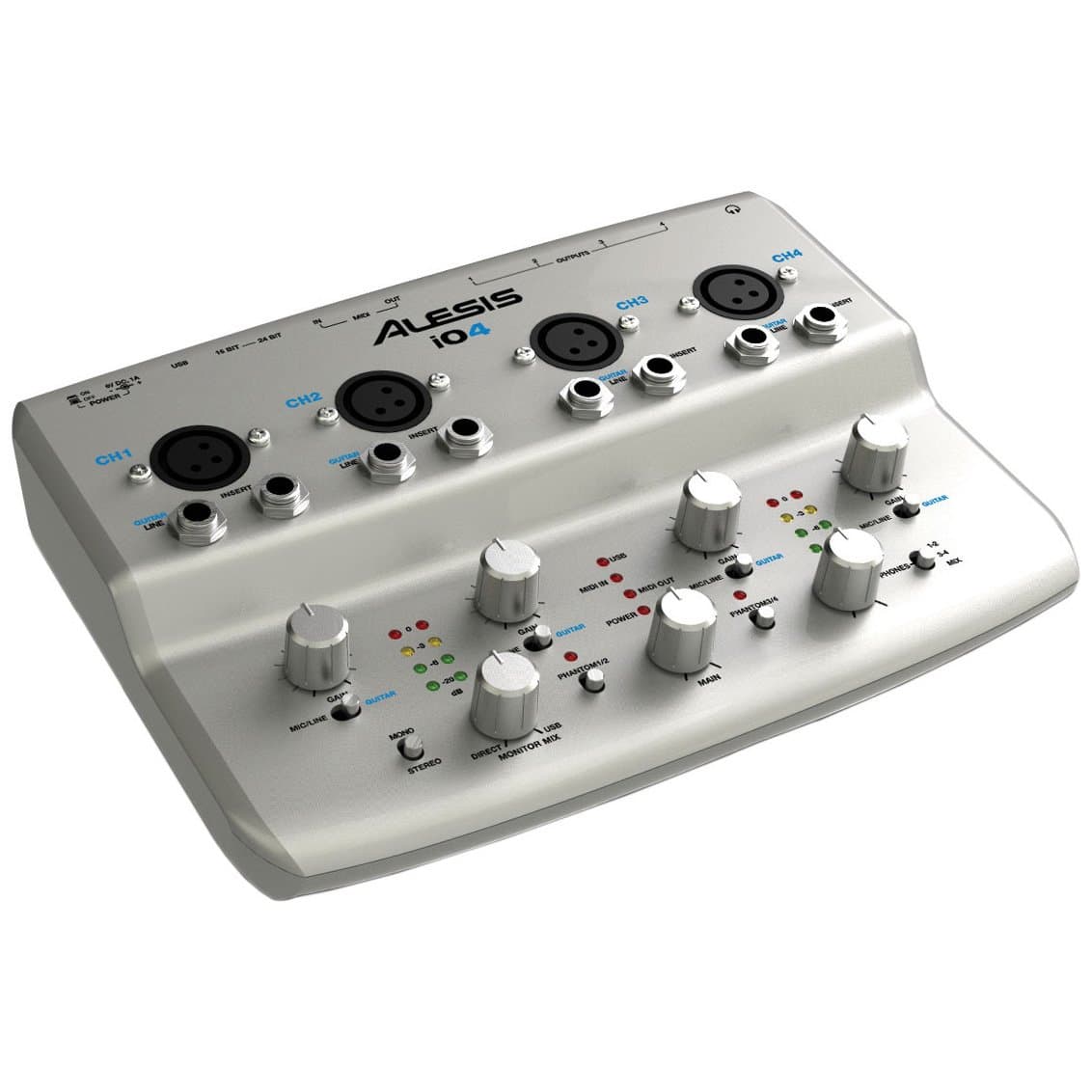 Alesis iO4 Four-Channel, 24-Bit Recording Interface