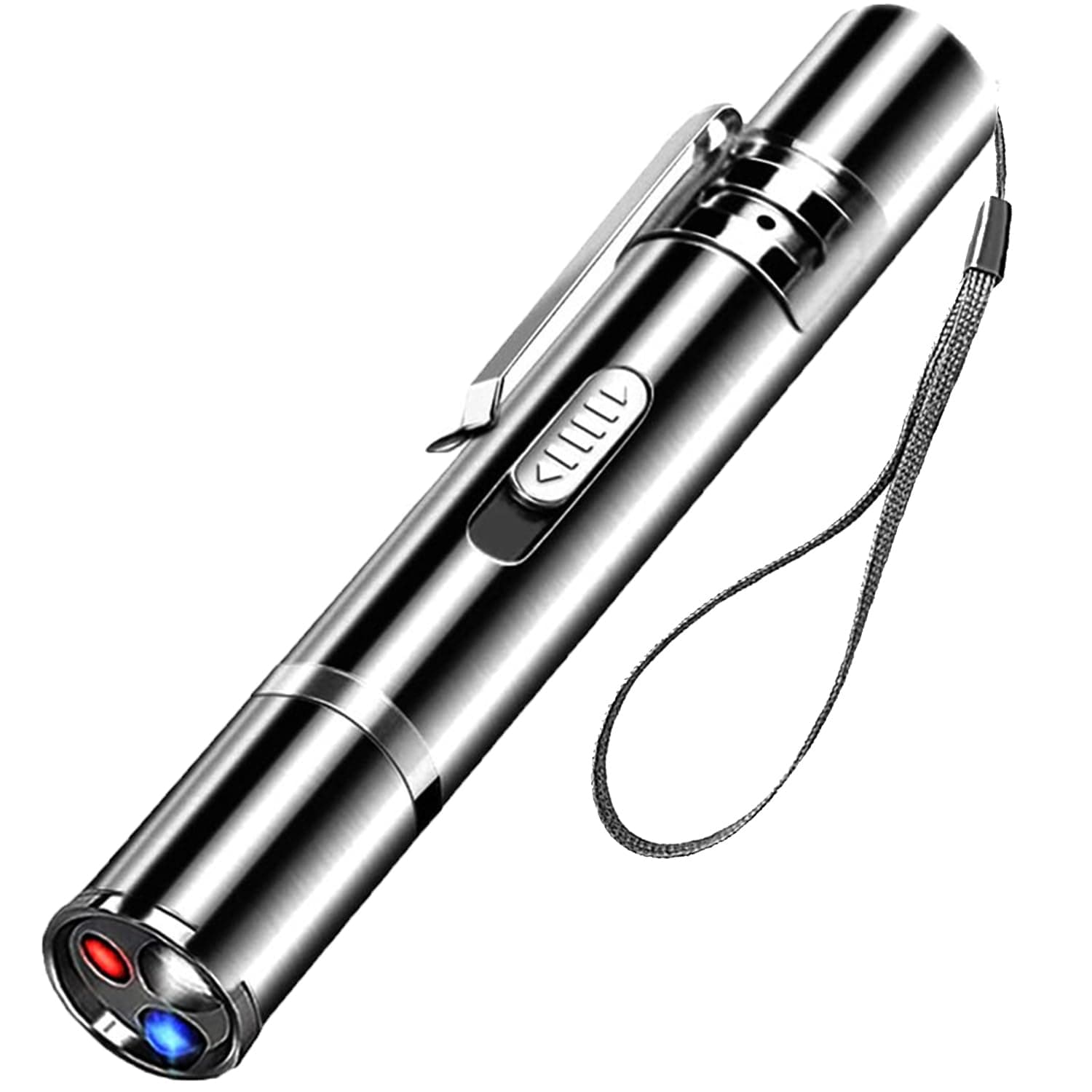 ivvtryi Rechargeable Red Flashlight with Long Range for TV, LED, LCD Screen Presentations and Outdoor Construction in Office